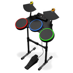 Guitar Hero: World Tour Wireless Drum and Microphone Kit