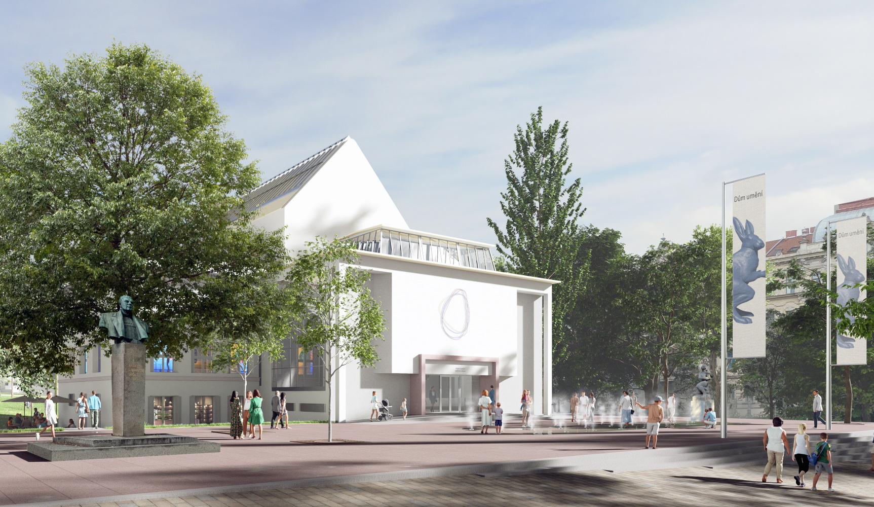 Krajinářsko-architektonická soutěž na předprostor Domu umění a&nbsp;park Koliště I