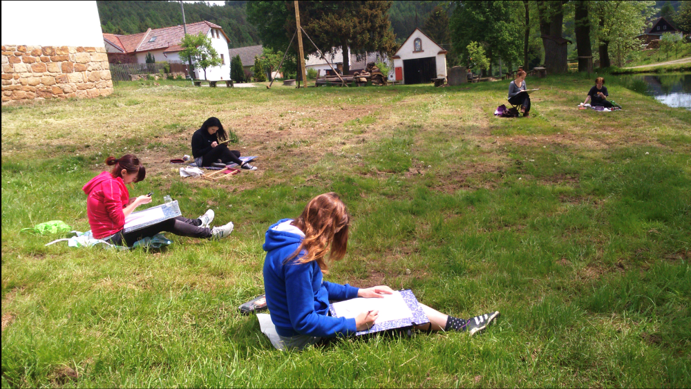 Malování a&nbsp;kreslení v&nbsp;plenéru