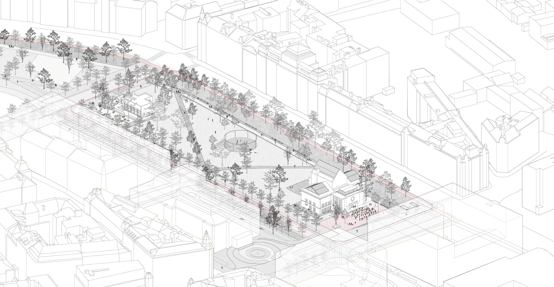 Krajinářsko-architektonická soutěž na předprostor Domu umění a&nbsp;park Koliště I