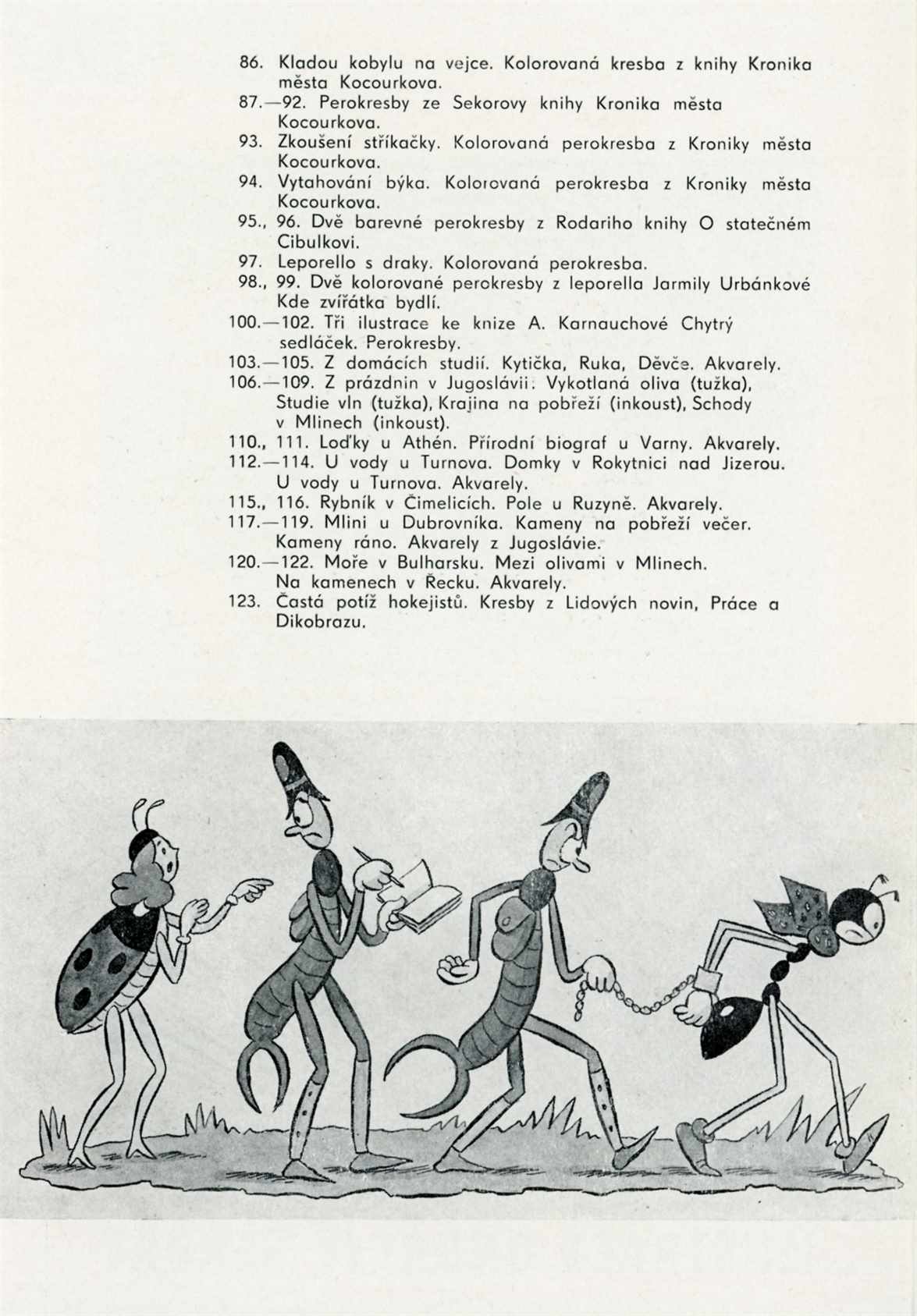 Ilustrace Ondřeje Sekory