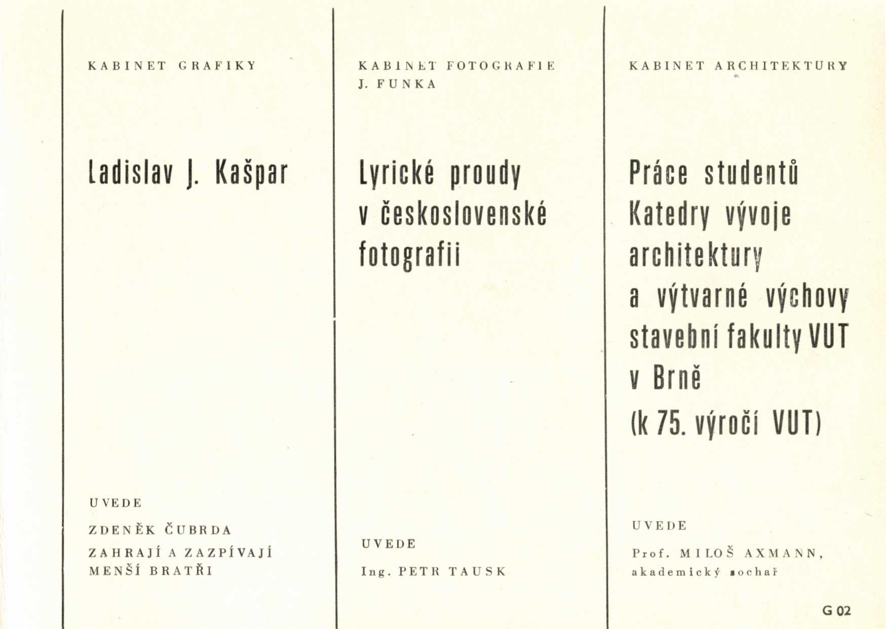 Práce studentů katedry vývoje architektury a&nbsp;výtvarné výchovy stavební fakulty VUT v Brně