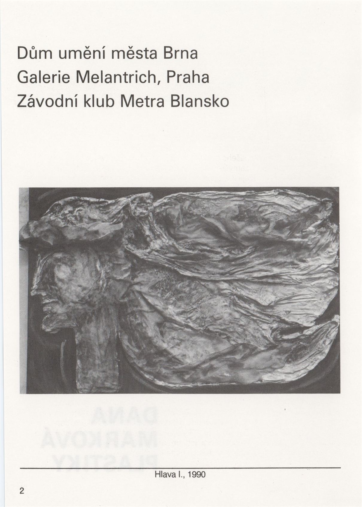 Dana Marková – plastiky