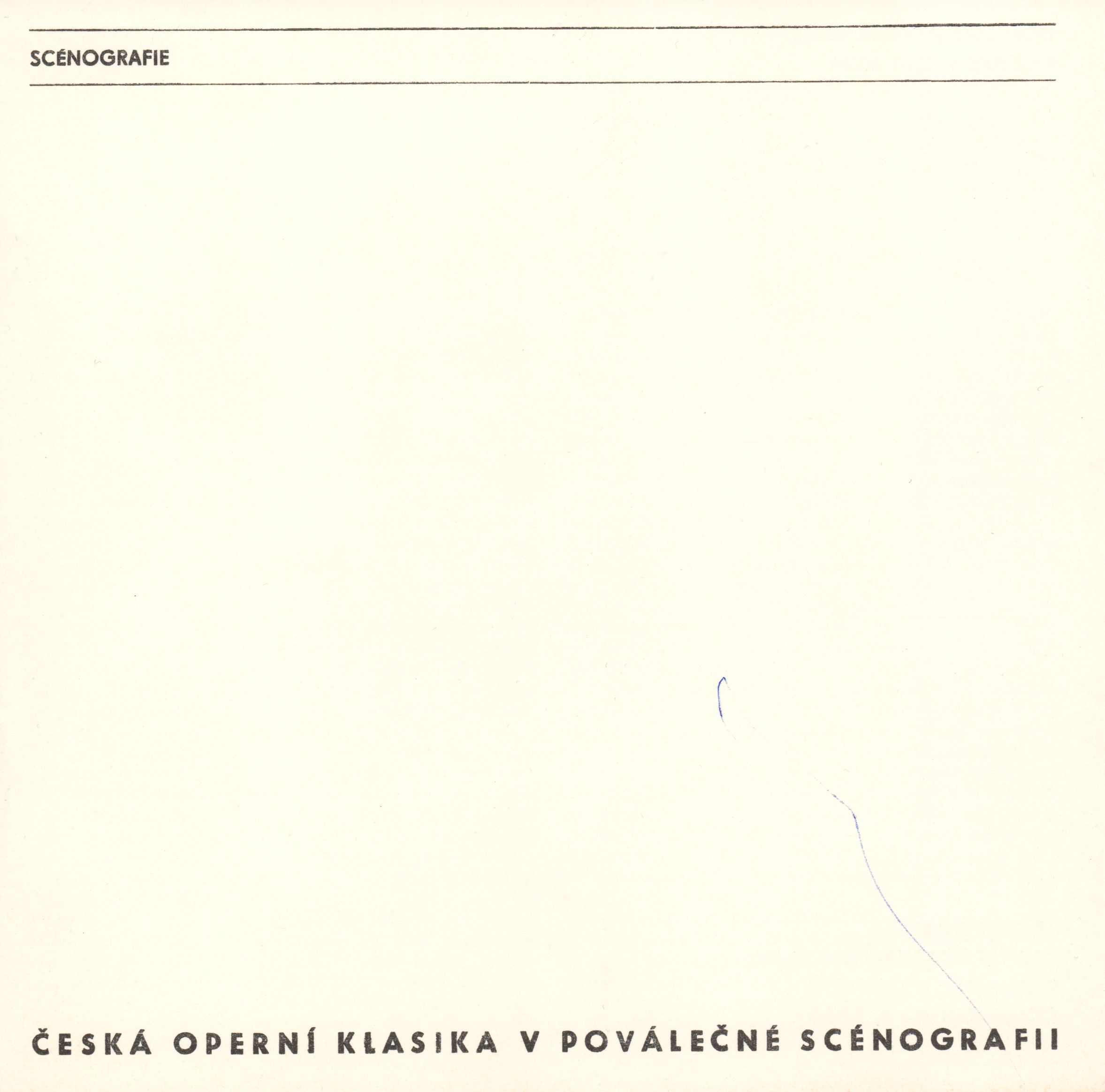 Česká operní klasika v&nbsp;poválečné scénografii