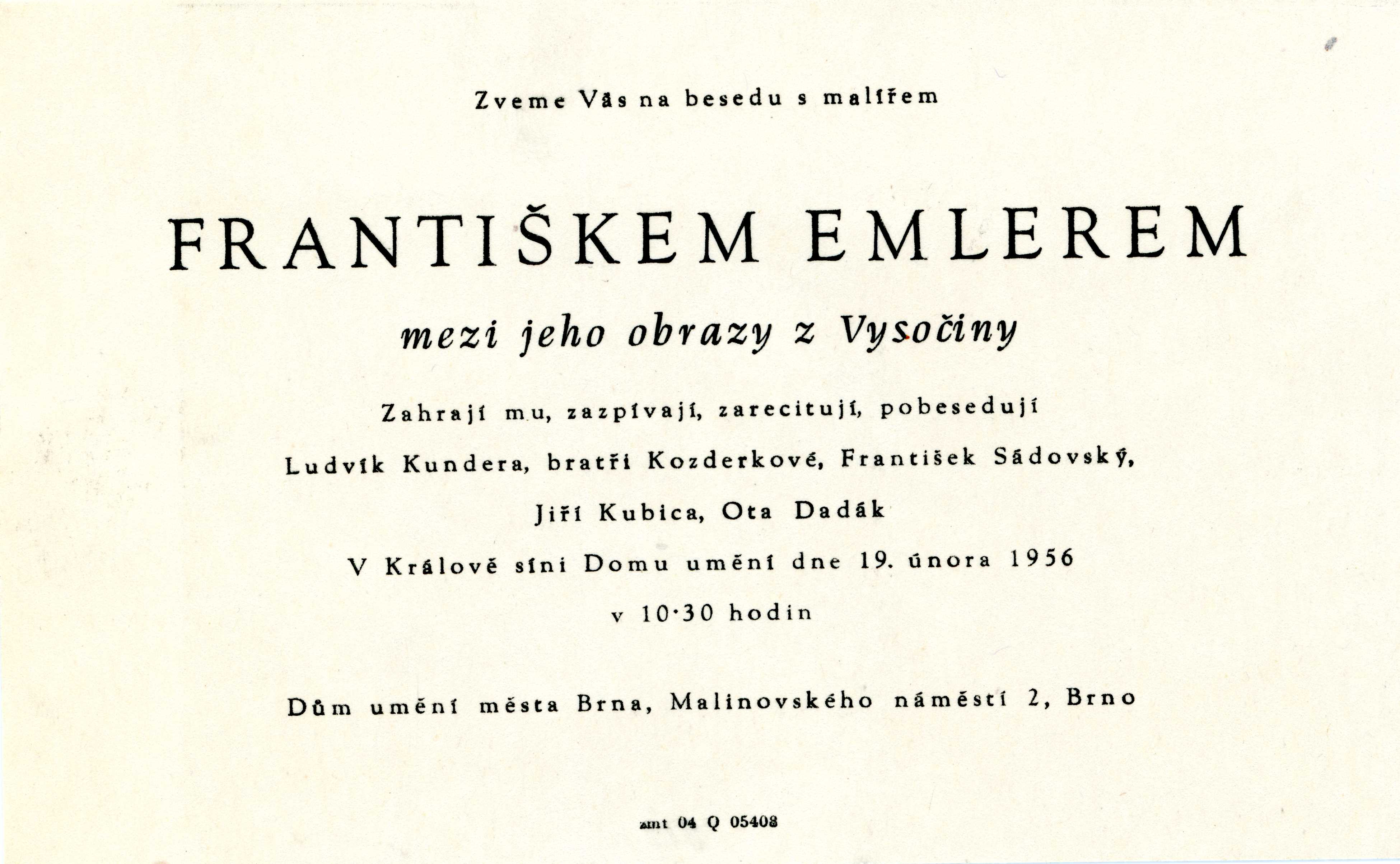 František Emler. Obrazy z&nbsp;Vysočiny