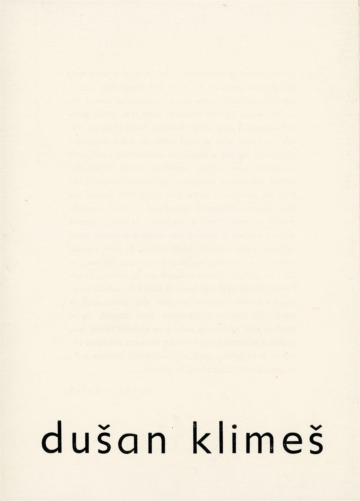 Dušan Klimeš – fotografie