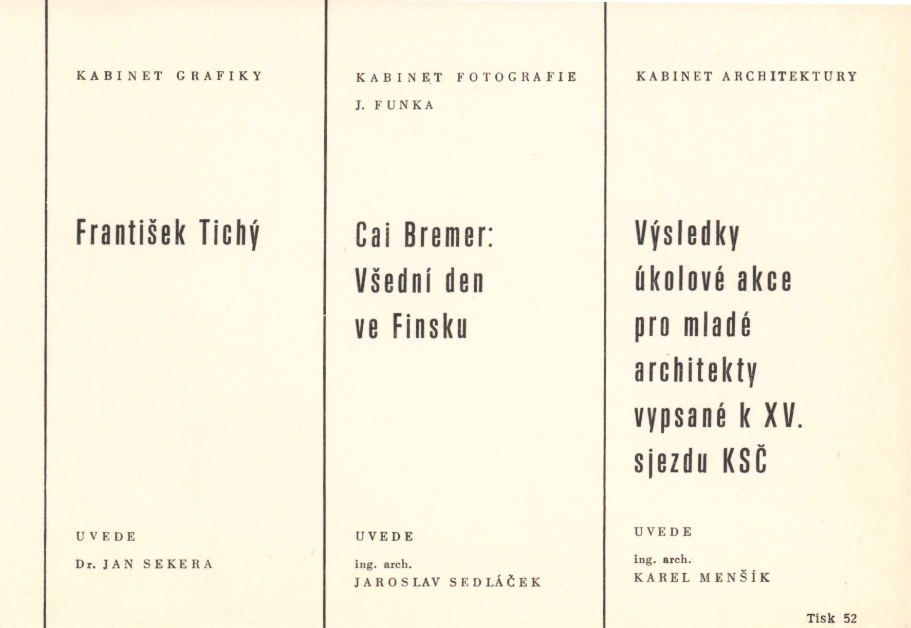 Výsledky úkolové akce XV. sjezdu KSČ