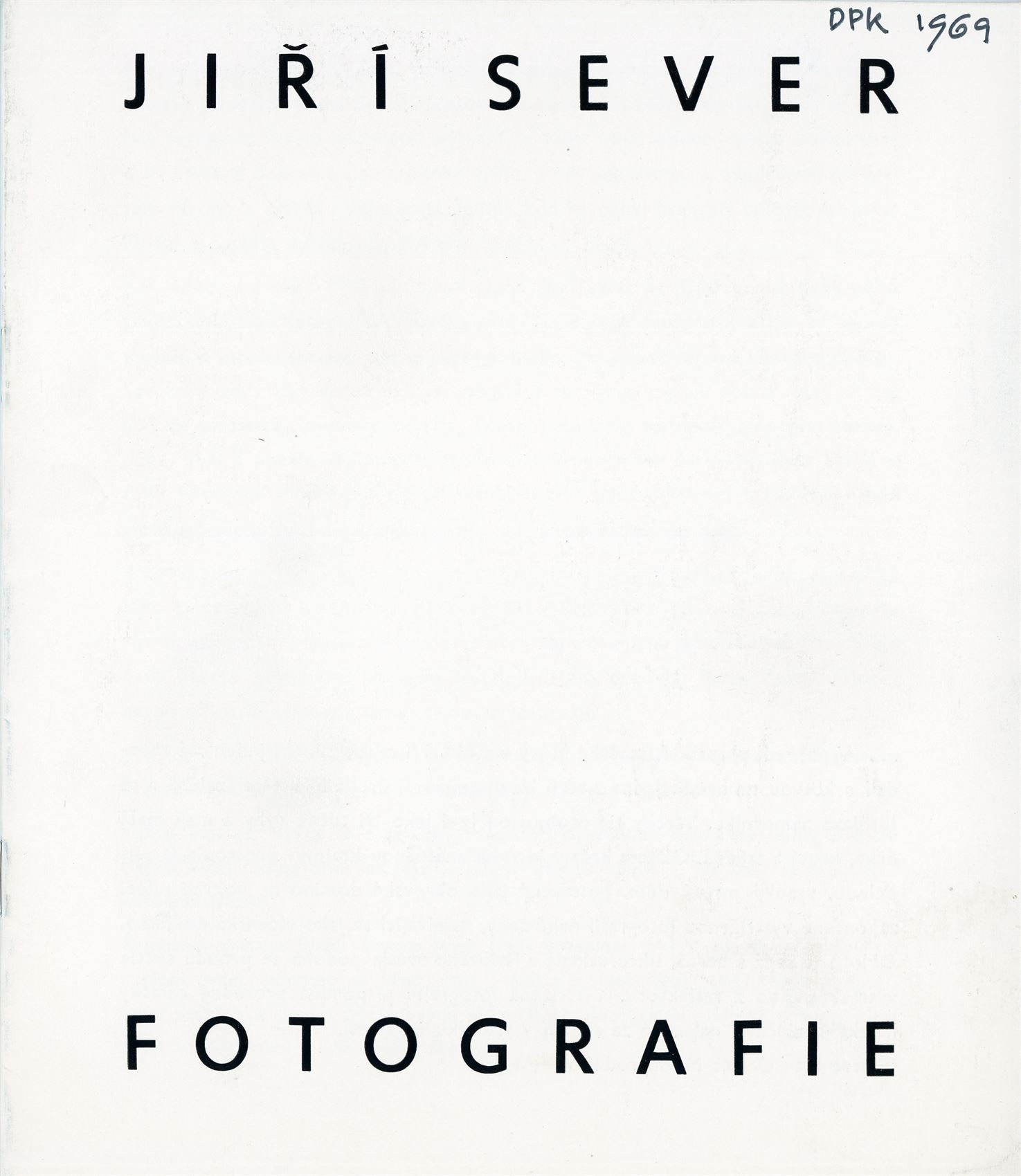 Jiří Sever – fotografie