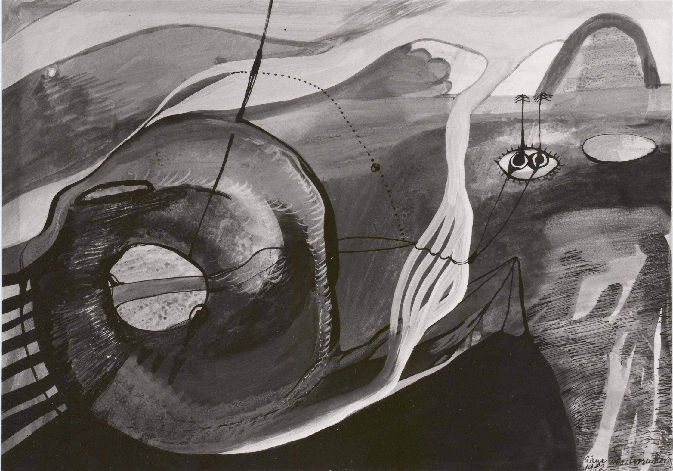 Alena Nádvorníková. Uvnitř a&nbsp;vně – kresby z let 1975–1990