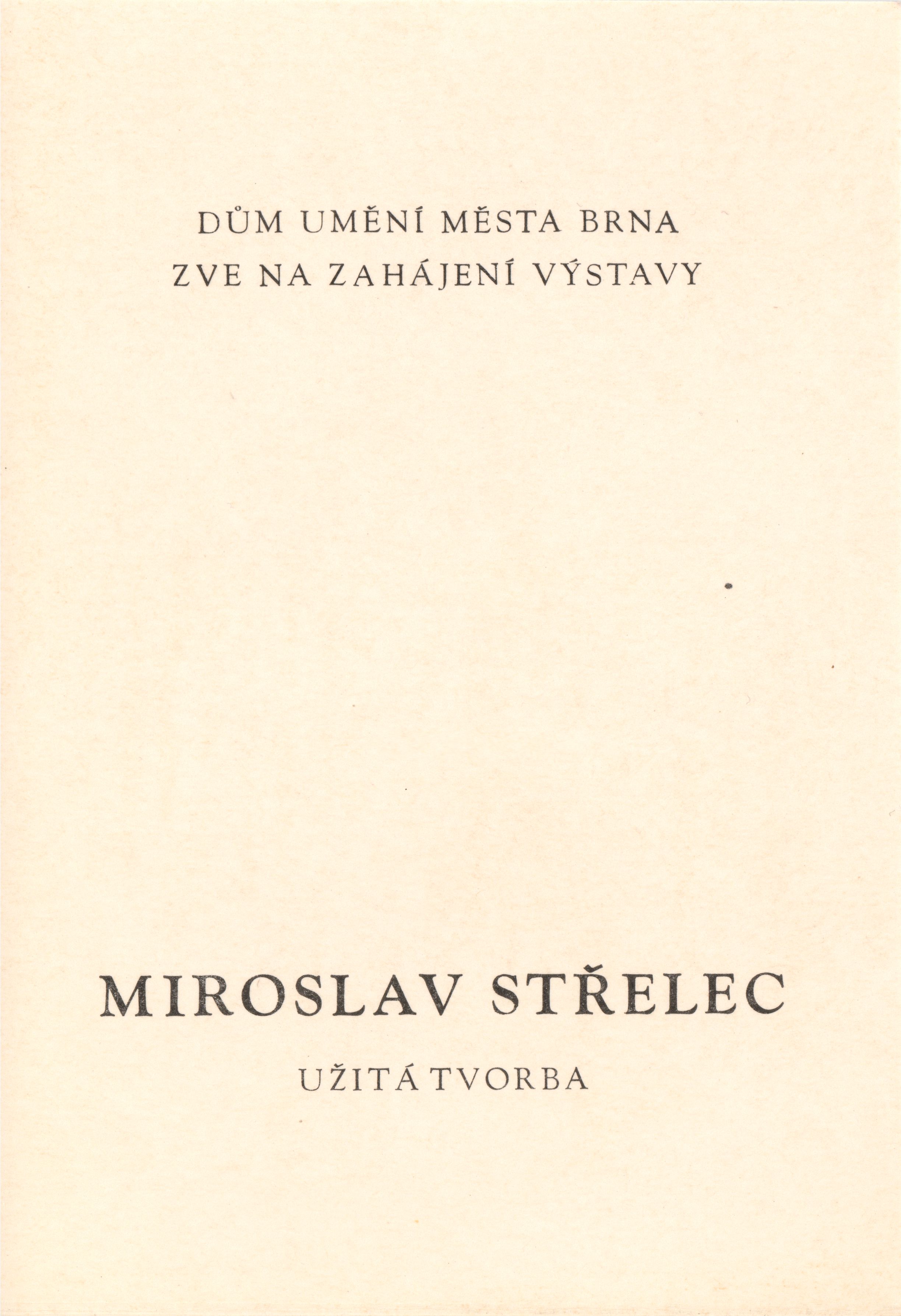 Miroslav Střelec – užitá tvorba