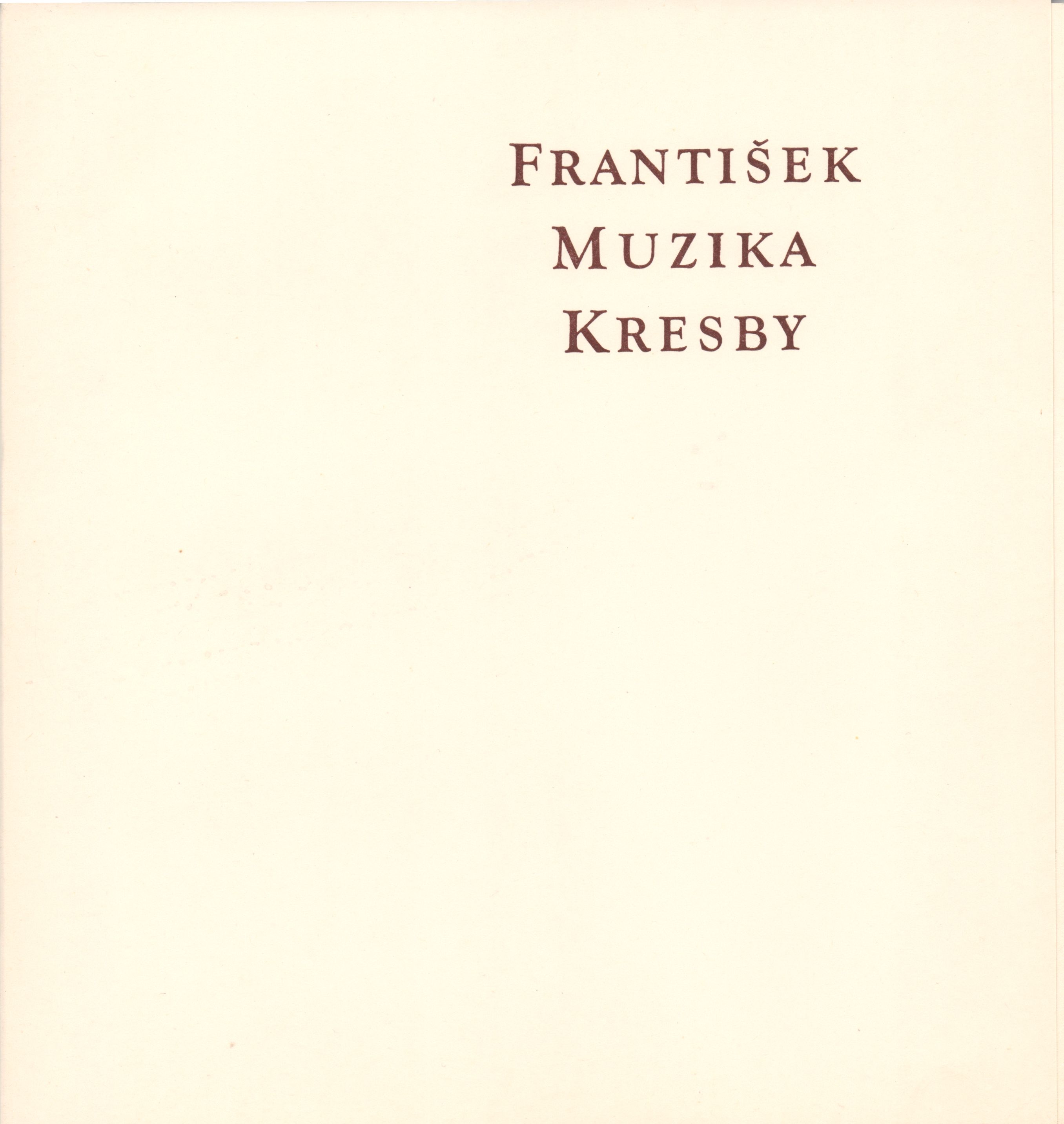 František Muzika – kresby