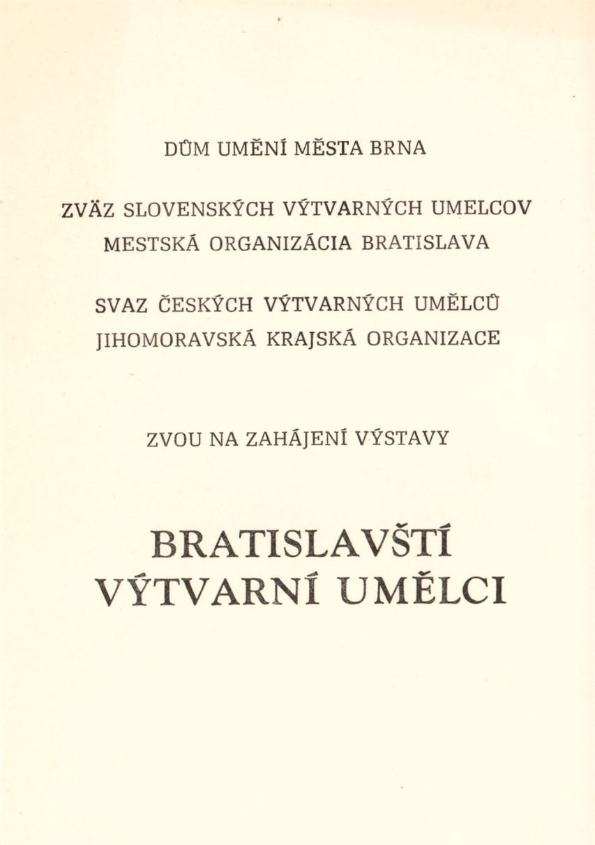 Bratislavští výtvarní umělci