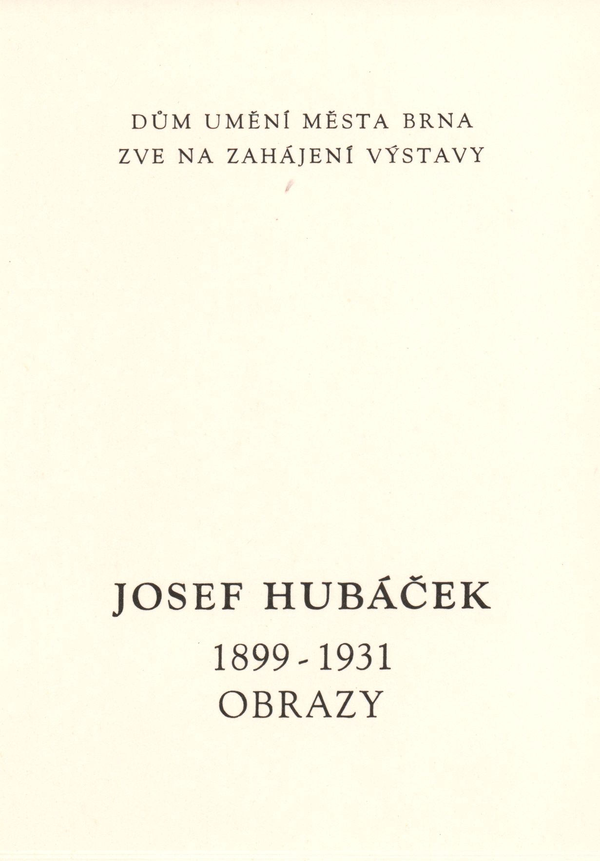 Josef Hubáček – malba