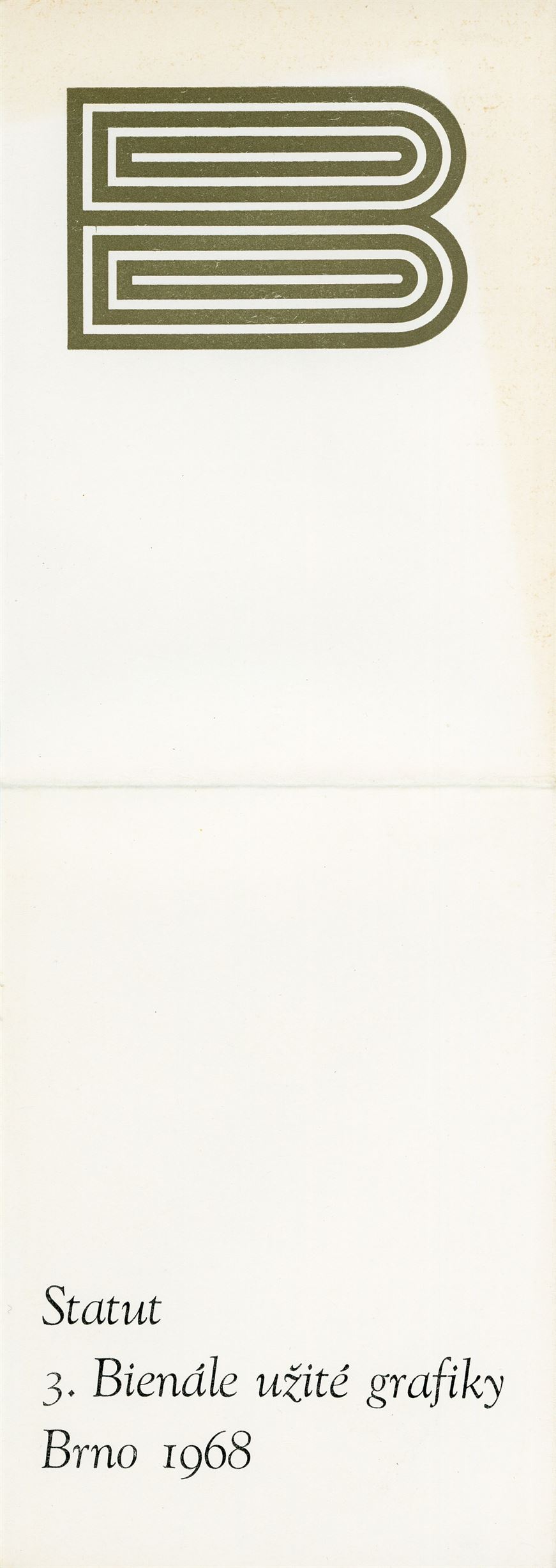 3. bienále užité grafiky Brno ´68, Mezinárodní přehlídka výstavnické tvorby