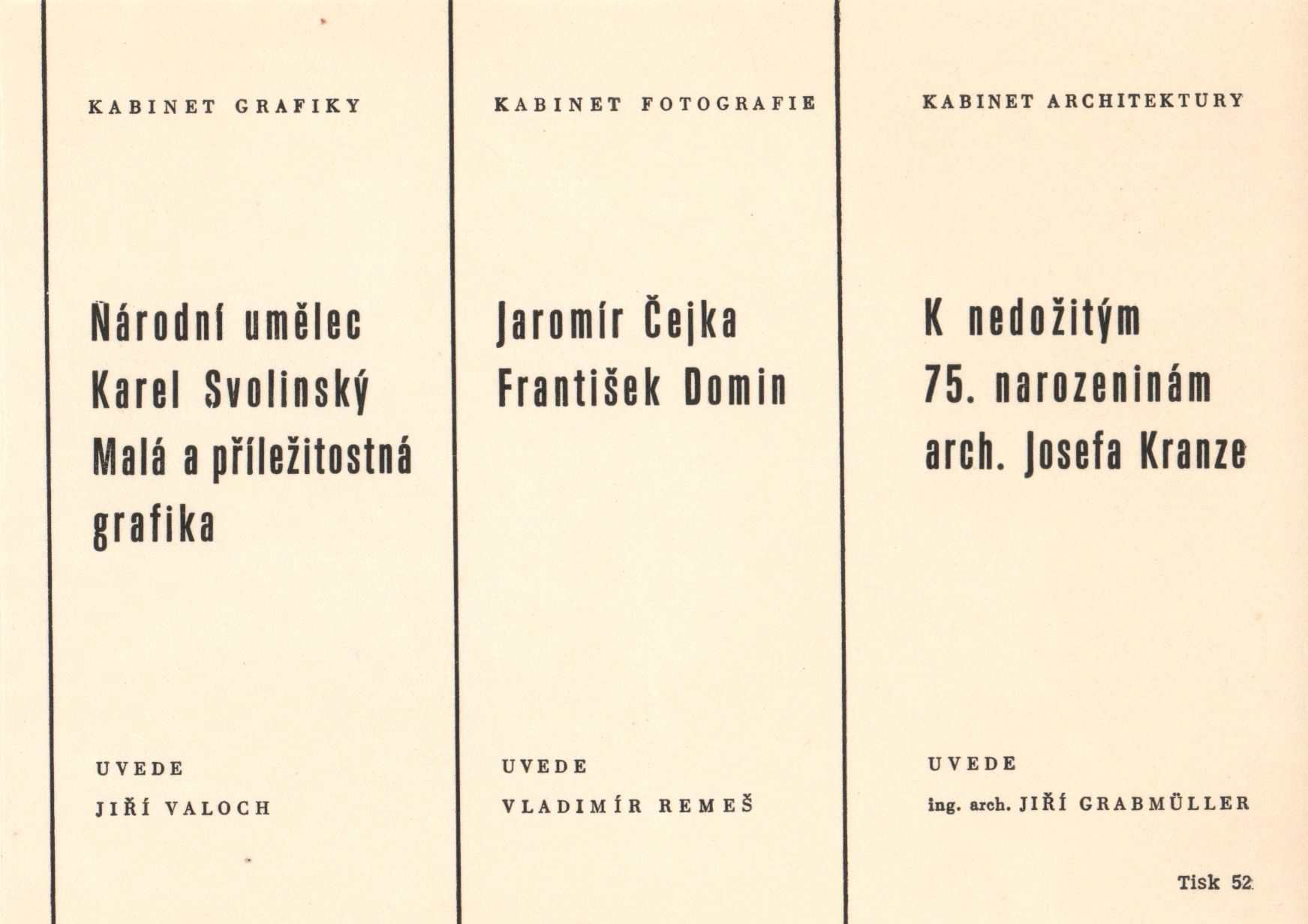 Karel Svolinský – malá a užitková grafika