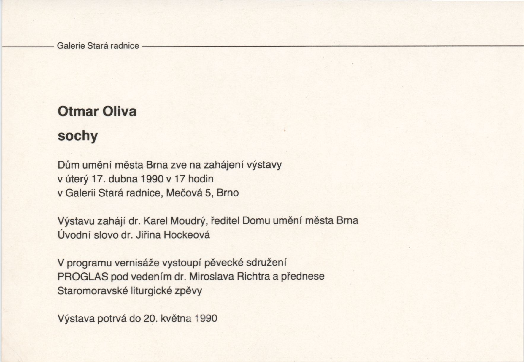 Otmar Oliva – sochy