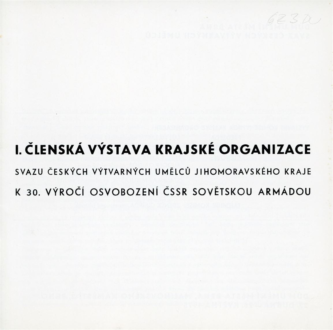 l. členská výstava KO SČVU Jihomoravského kraje