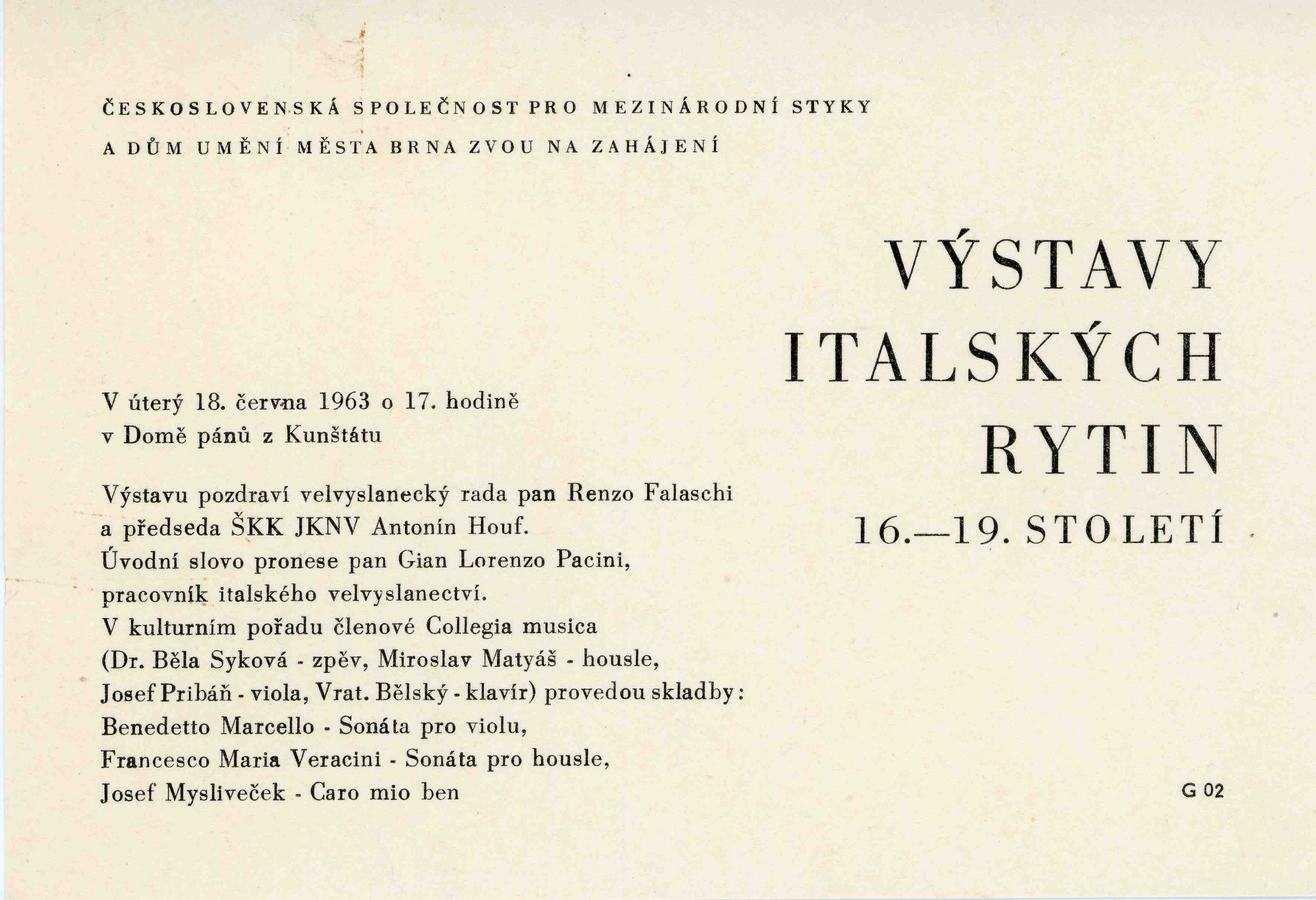 Italské rytiny 16.–19. století