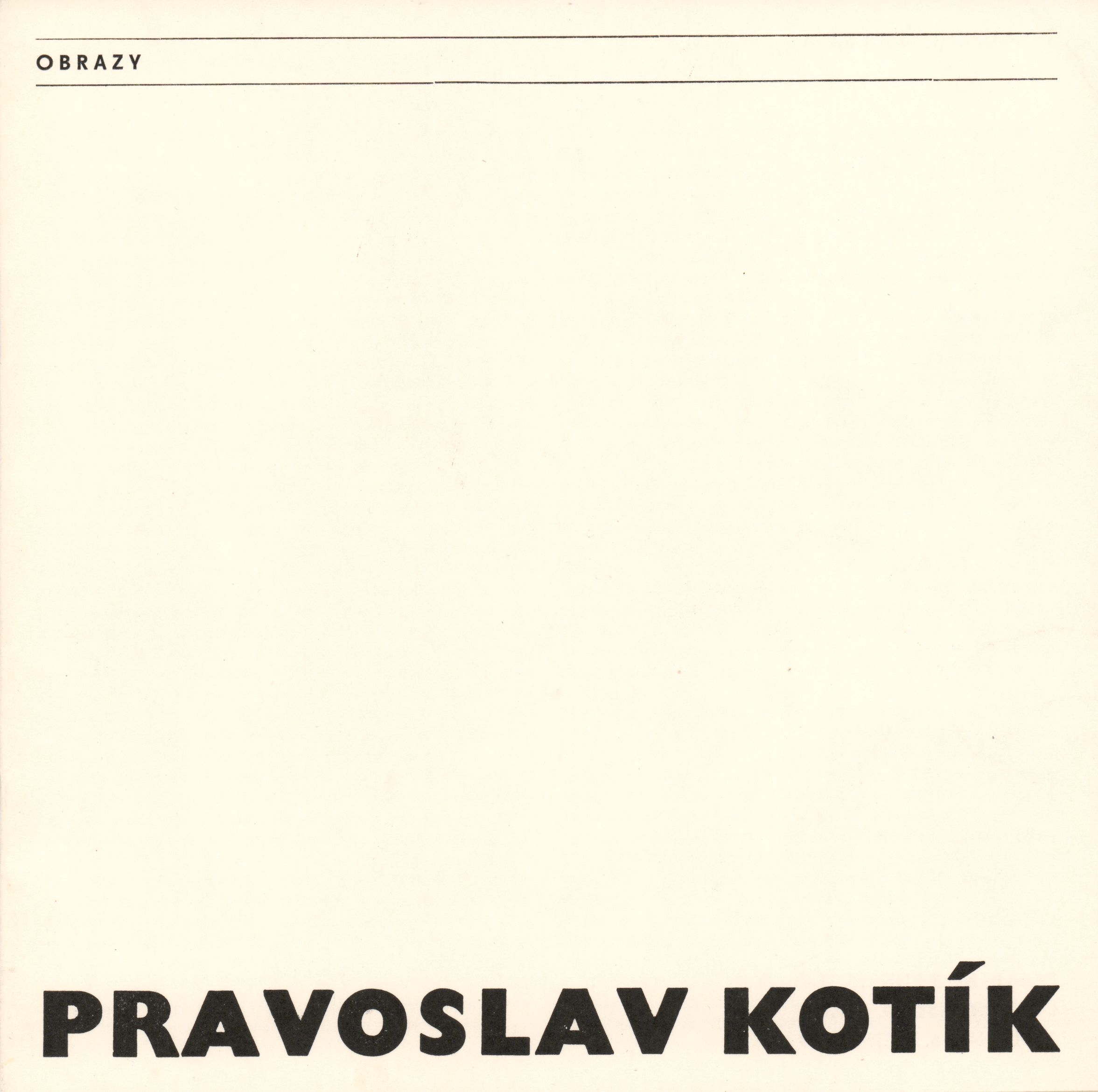Pravoslav Kotík – obrazy