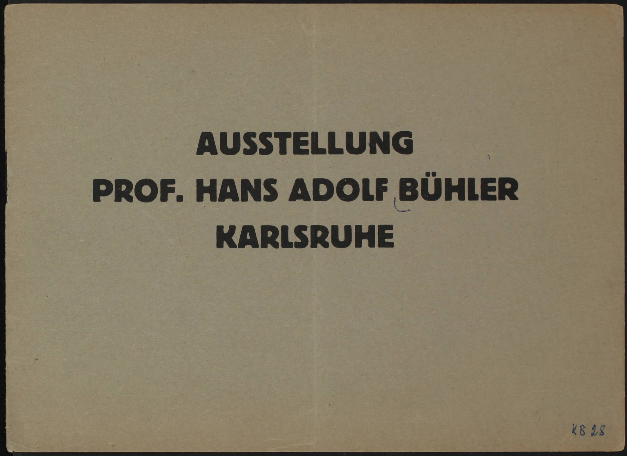 Hans Adolf Bühler