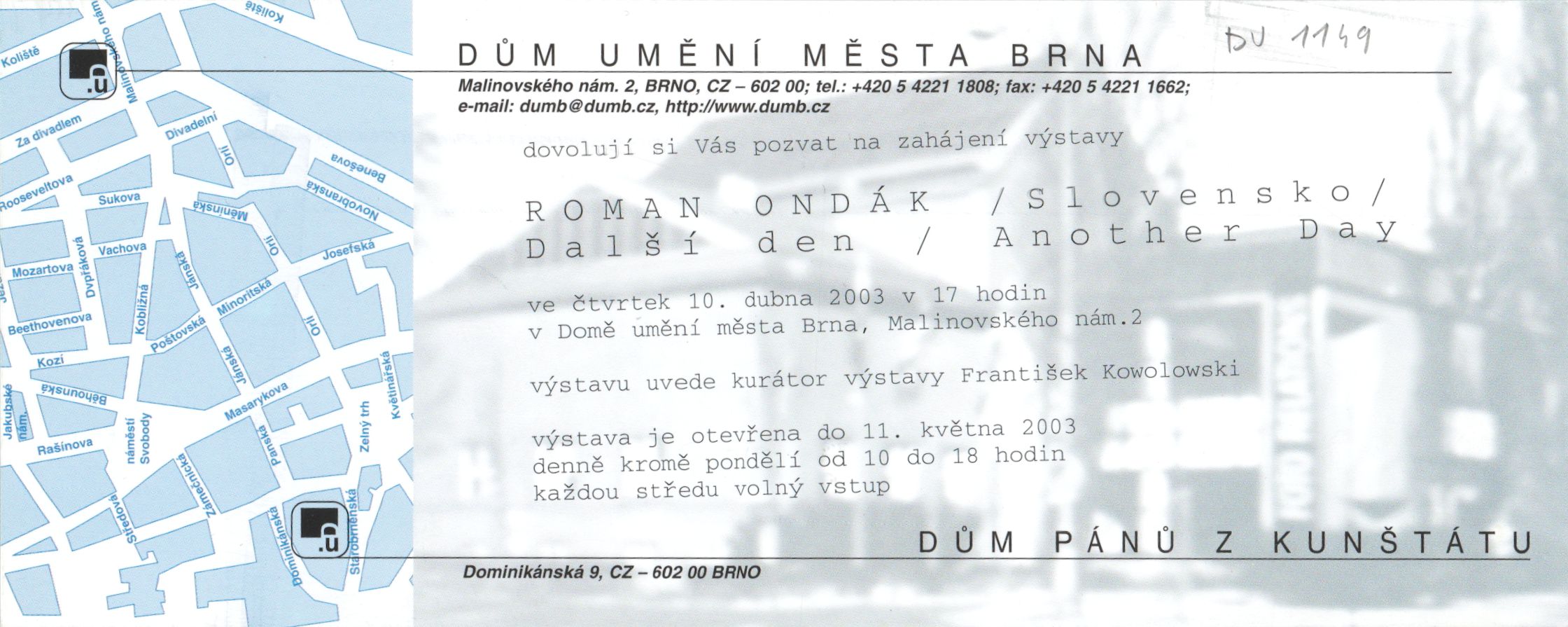 Roman Ondák. Další den – instalace