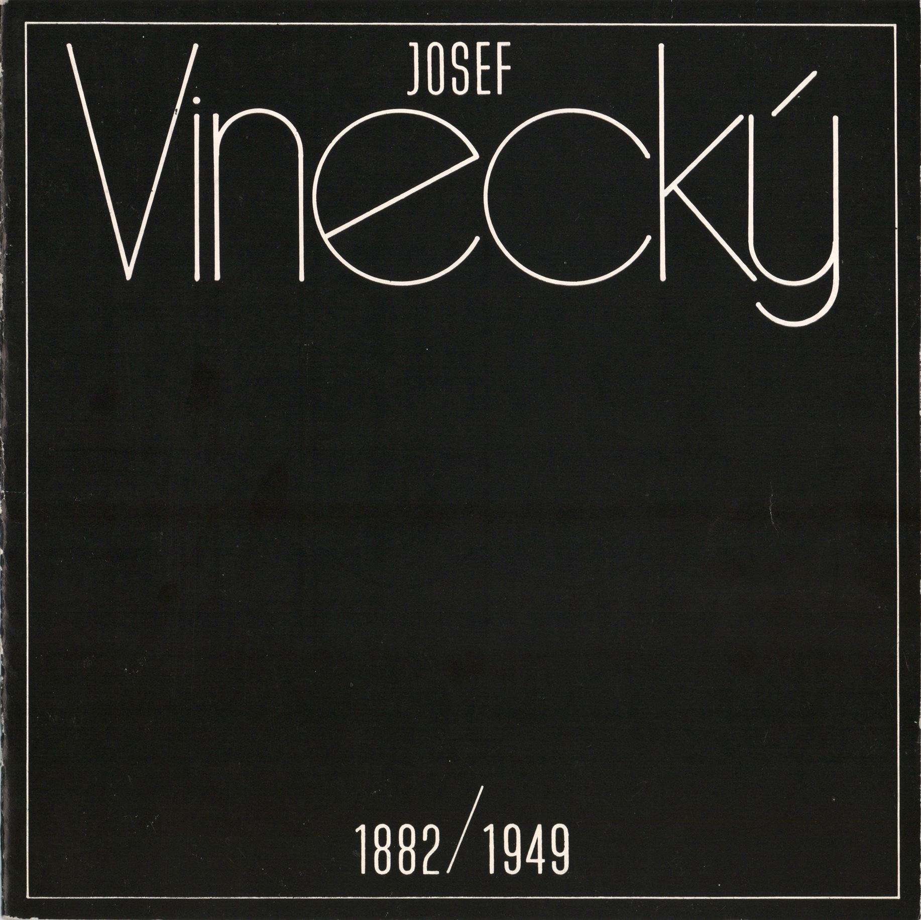 Josef Vinecký 1882–1949. Sochař a průmyslový výtvarník