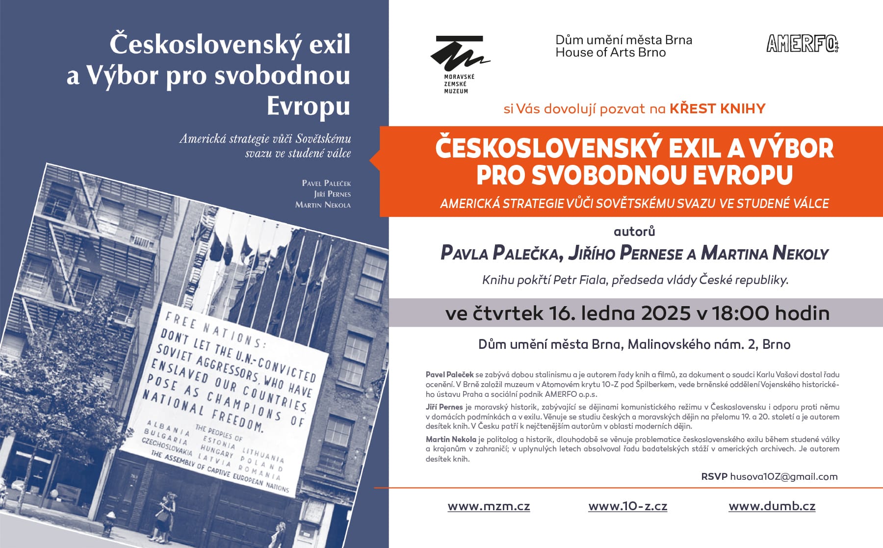 Československý exil a&nbsp;výbor pro svobodnou Evropu. Americká strategie vůči SSSR ve studené válce