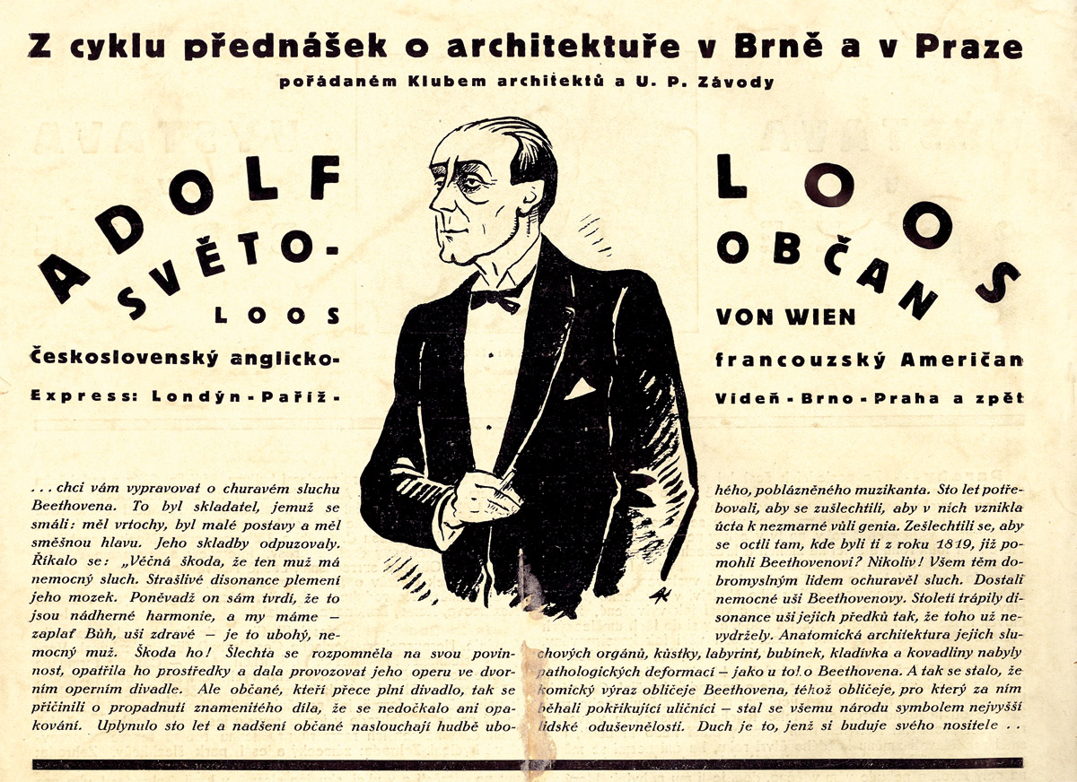 (Nejen) Adolf Loos a&nbsp;Jan Vaněk. Průkopníci a&nbsp;tvůrci bytové kultury