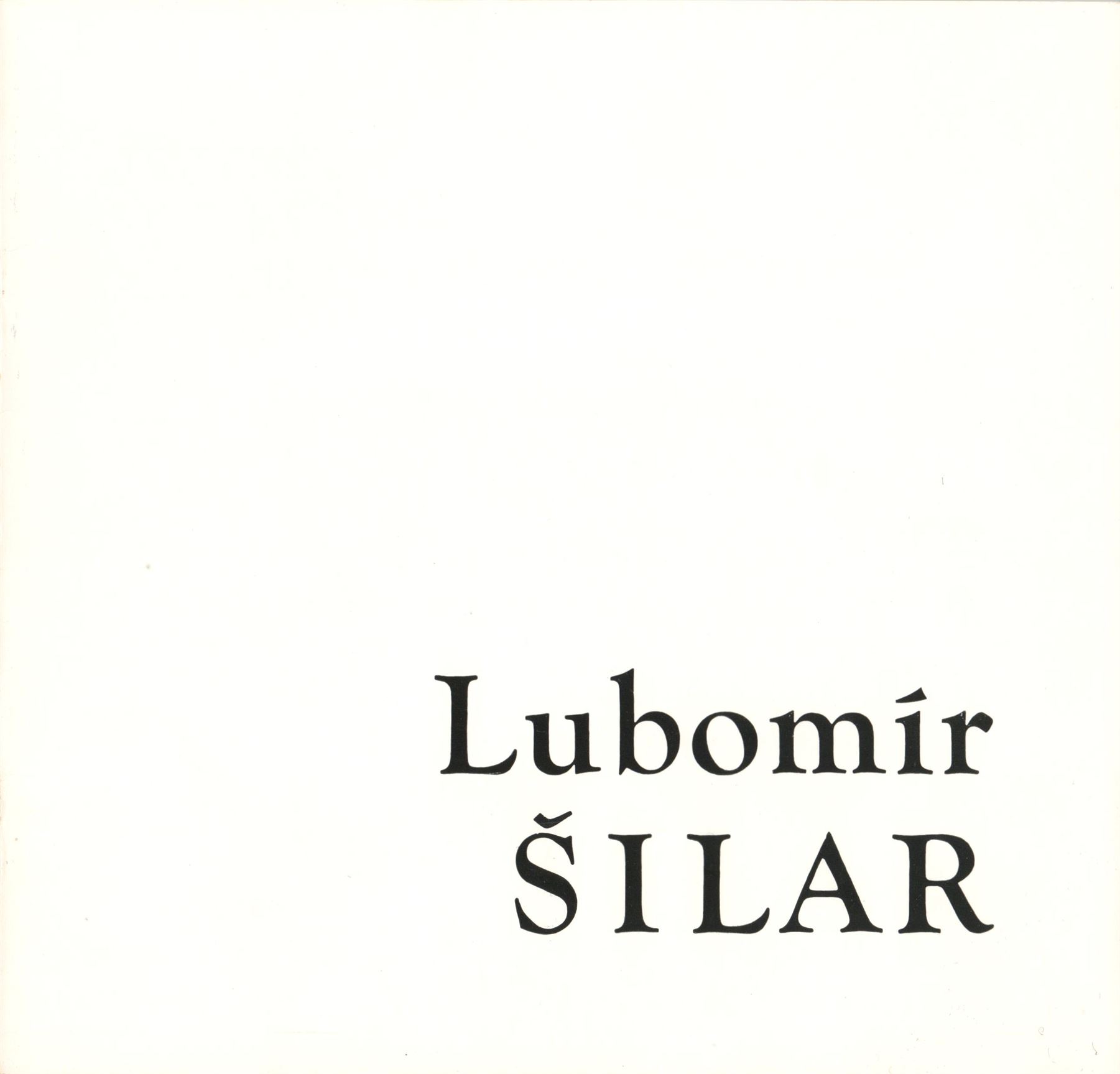 Lubomír Šilar – keramika 1974–1980