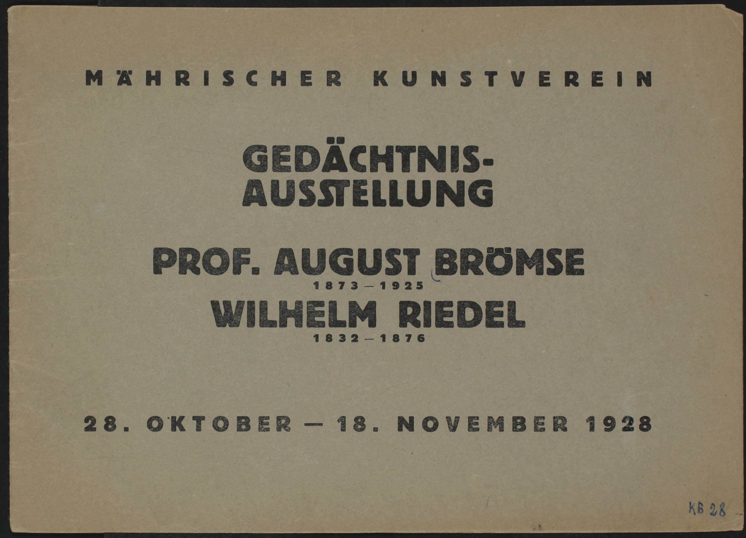 August Brömse – Wilhelm Riedel