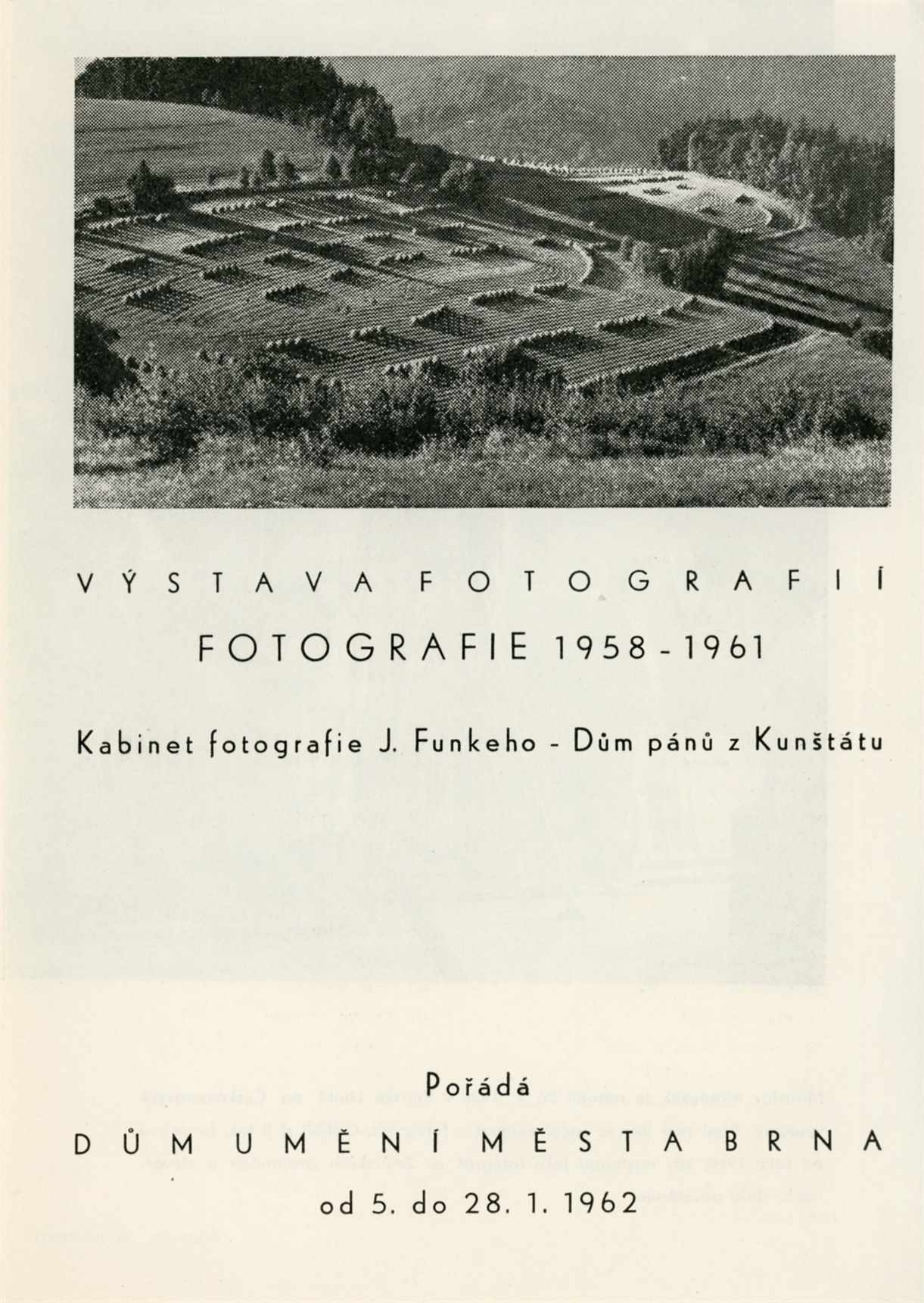 Miroslav Matoušek – fotografie 1958–1961