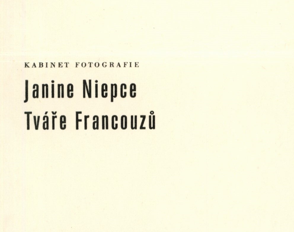 Tváře Francouzů J. Niepce