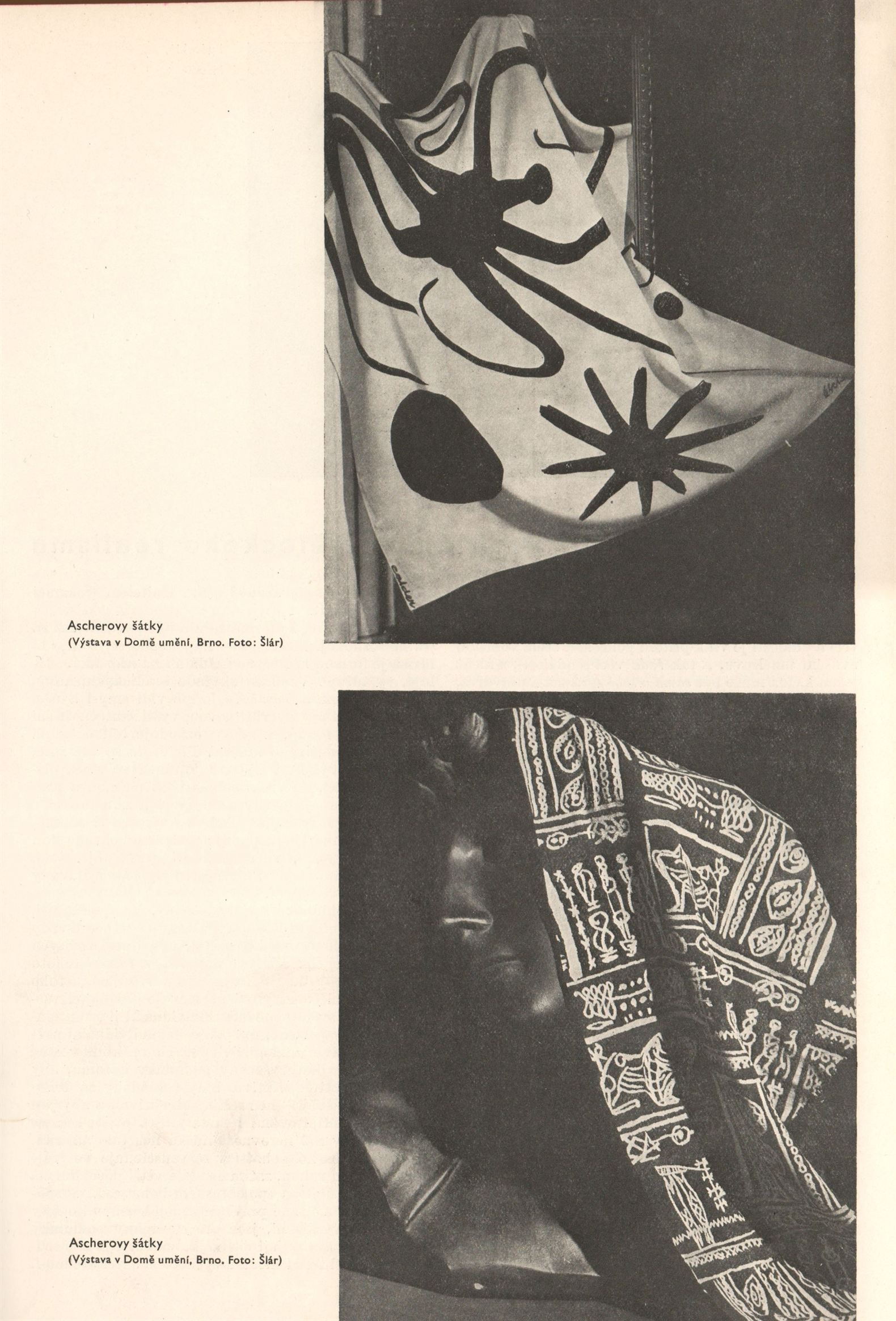 Výstava Ascherových šátků