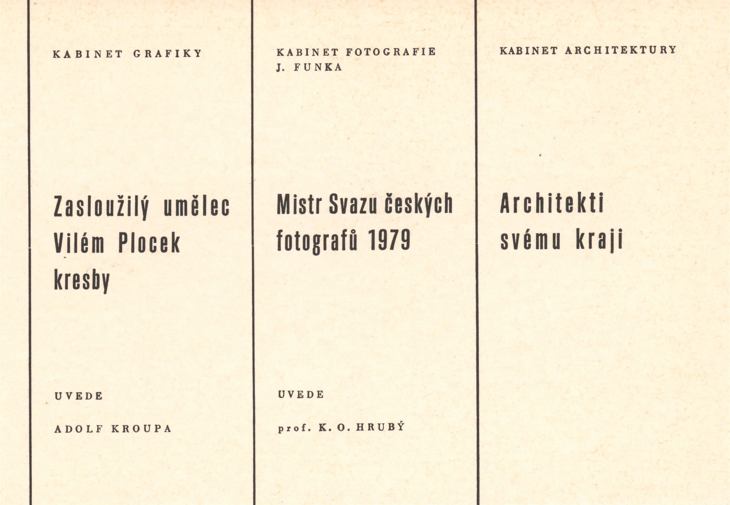 Mistr Svazu českých fotografů 1979