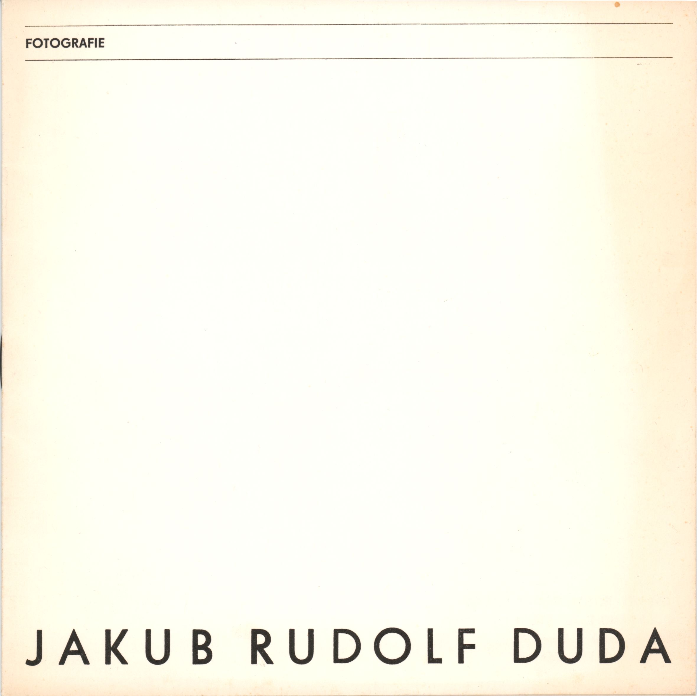 Jakub Rudolf Duda – fotografie