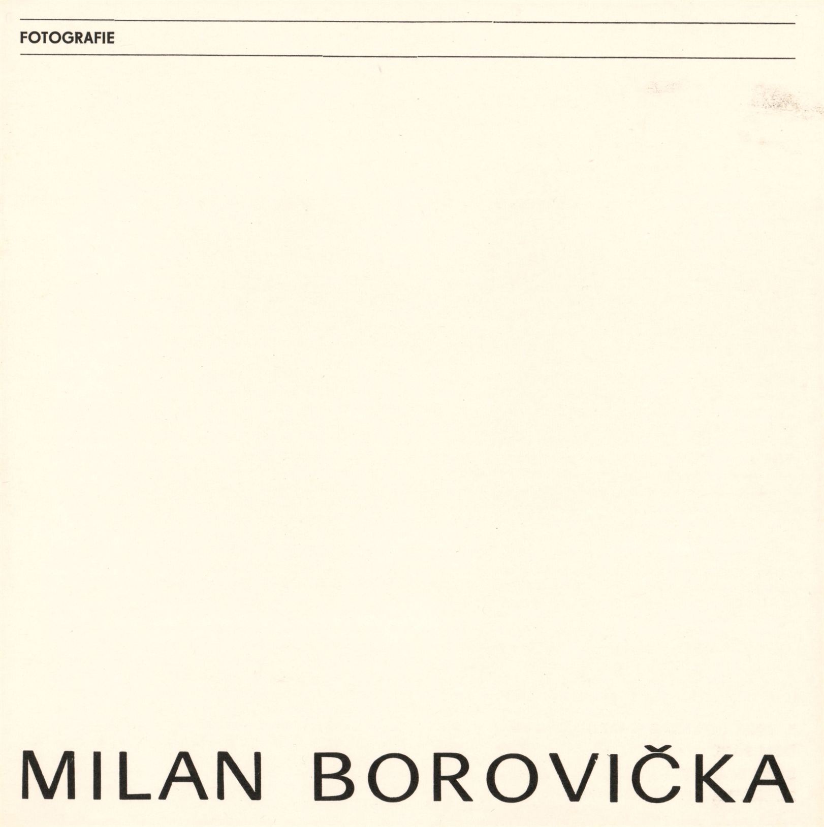 Milan Borovička – fotografie