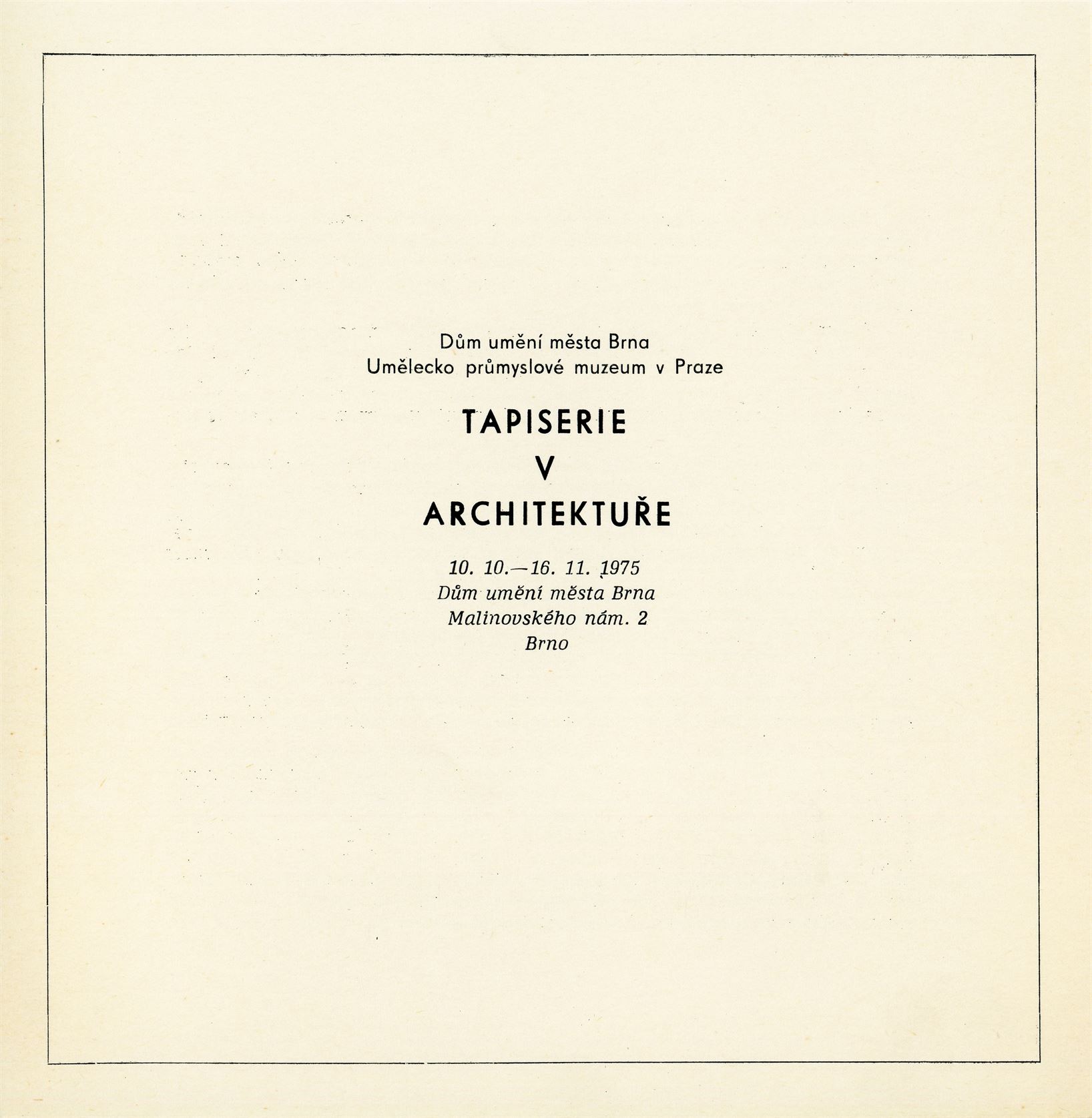 Tapiserie v&nbsp;architektuře