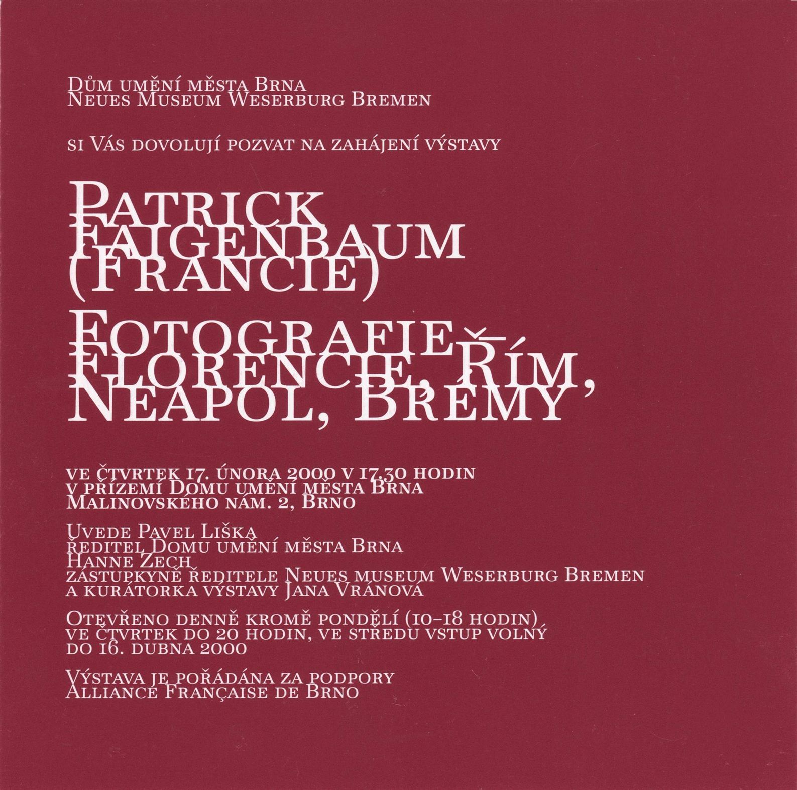 Patrick Faigenbaum /FR/  ̶  fotografie