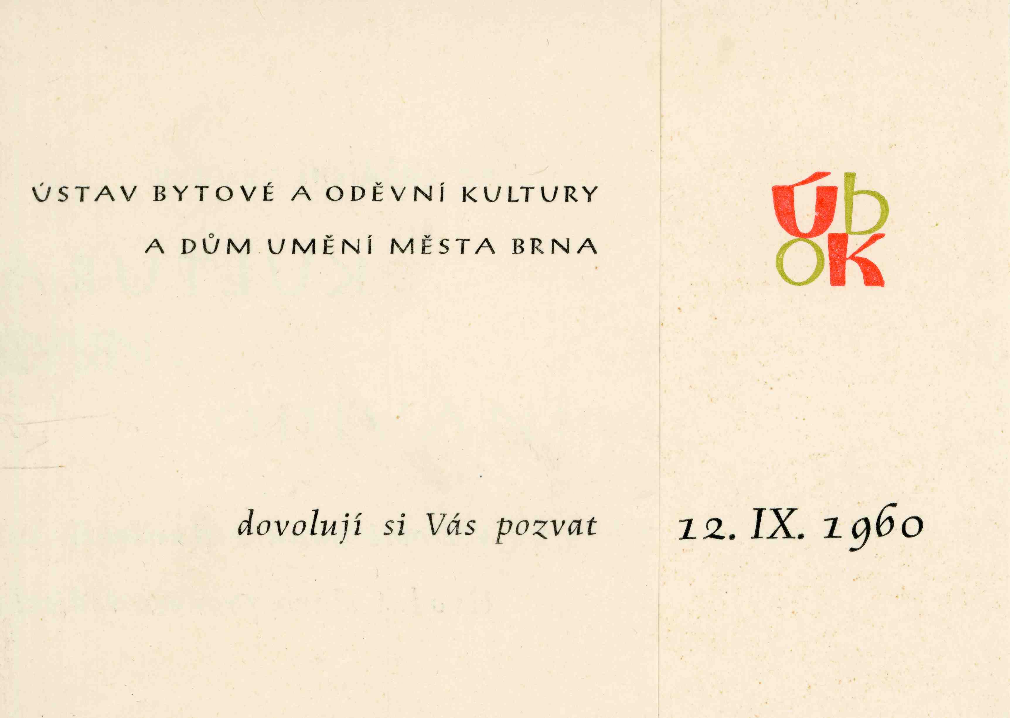 Kultura bydlení a&nbsp;odívání 1960