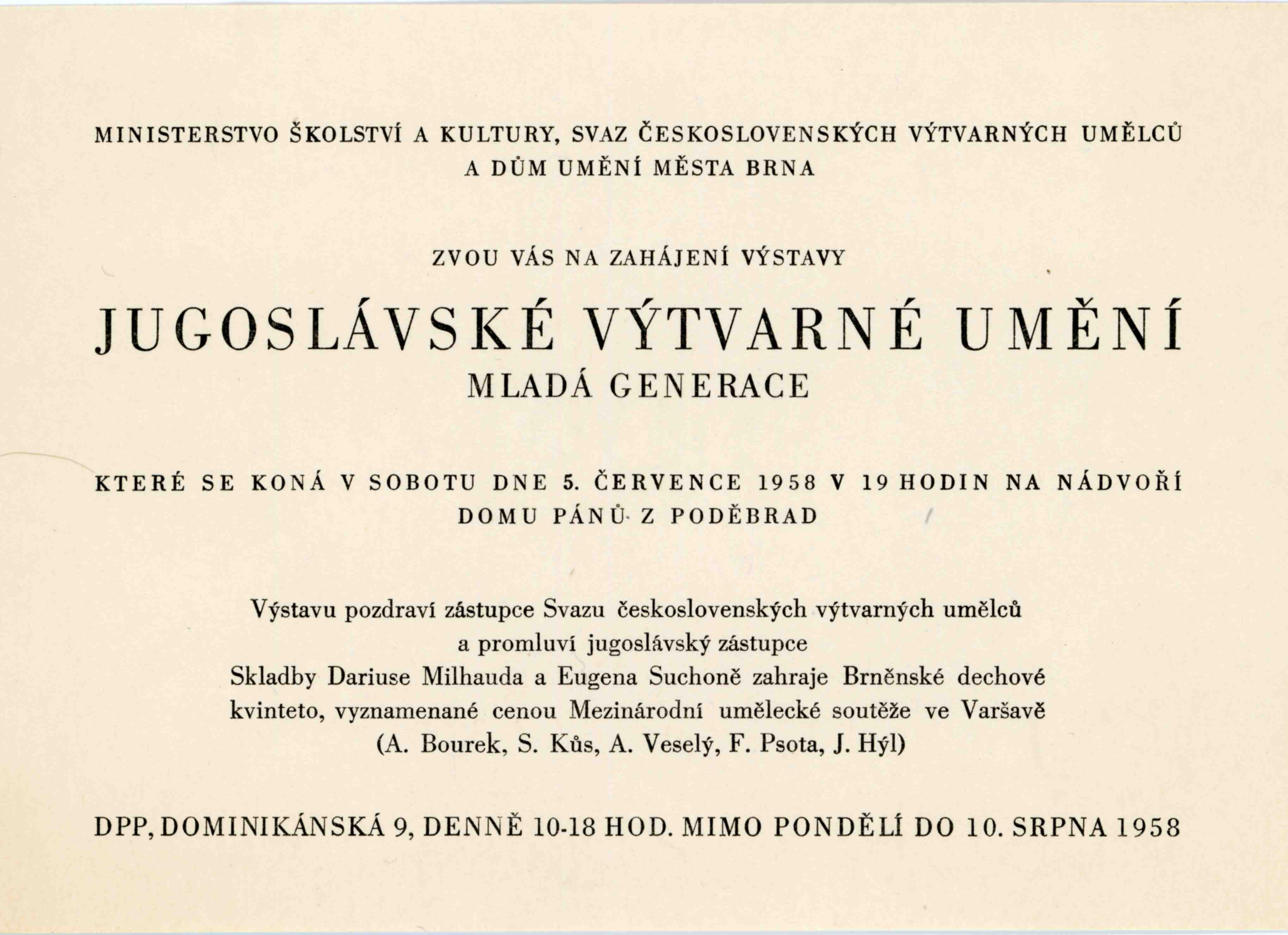 Jugoslávské výtvarné umění mladé generace