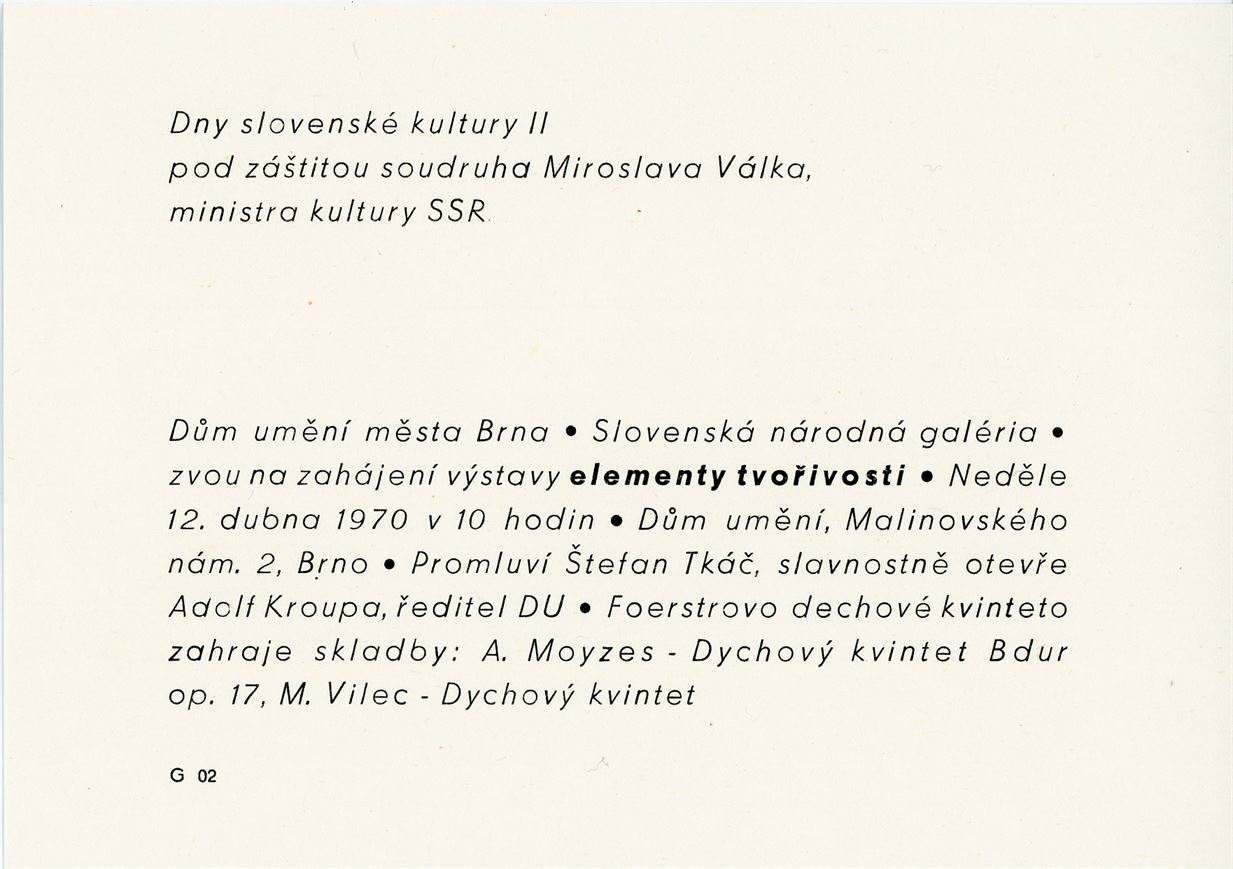 Elementy tvořivosti