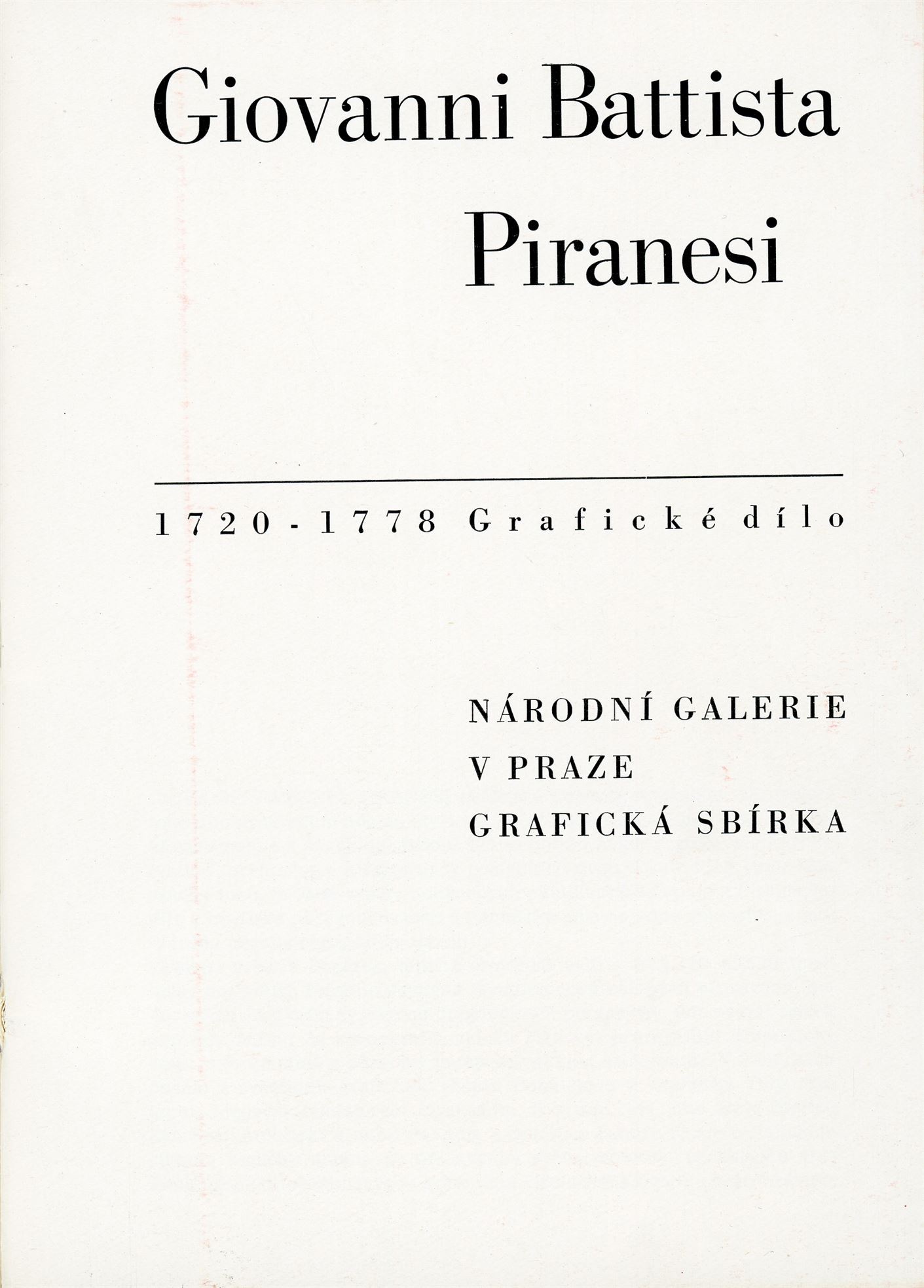 Giovanni Battista Piranesi