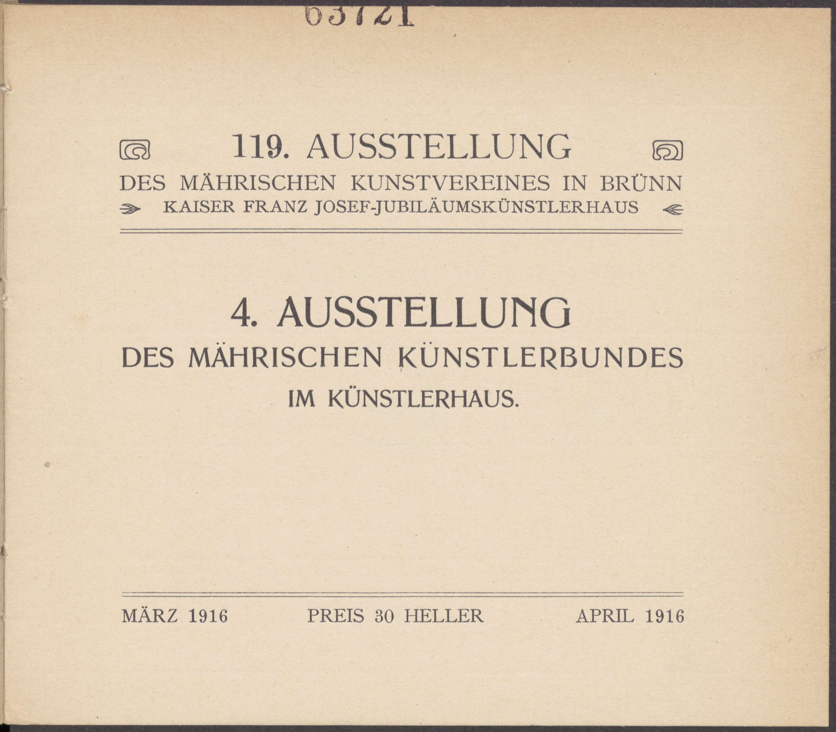 Mährischer Künstlerbund (119. výstava)