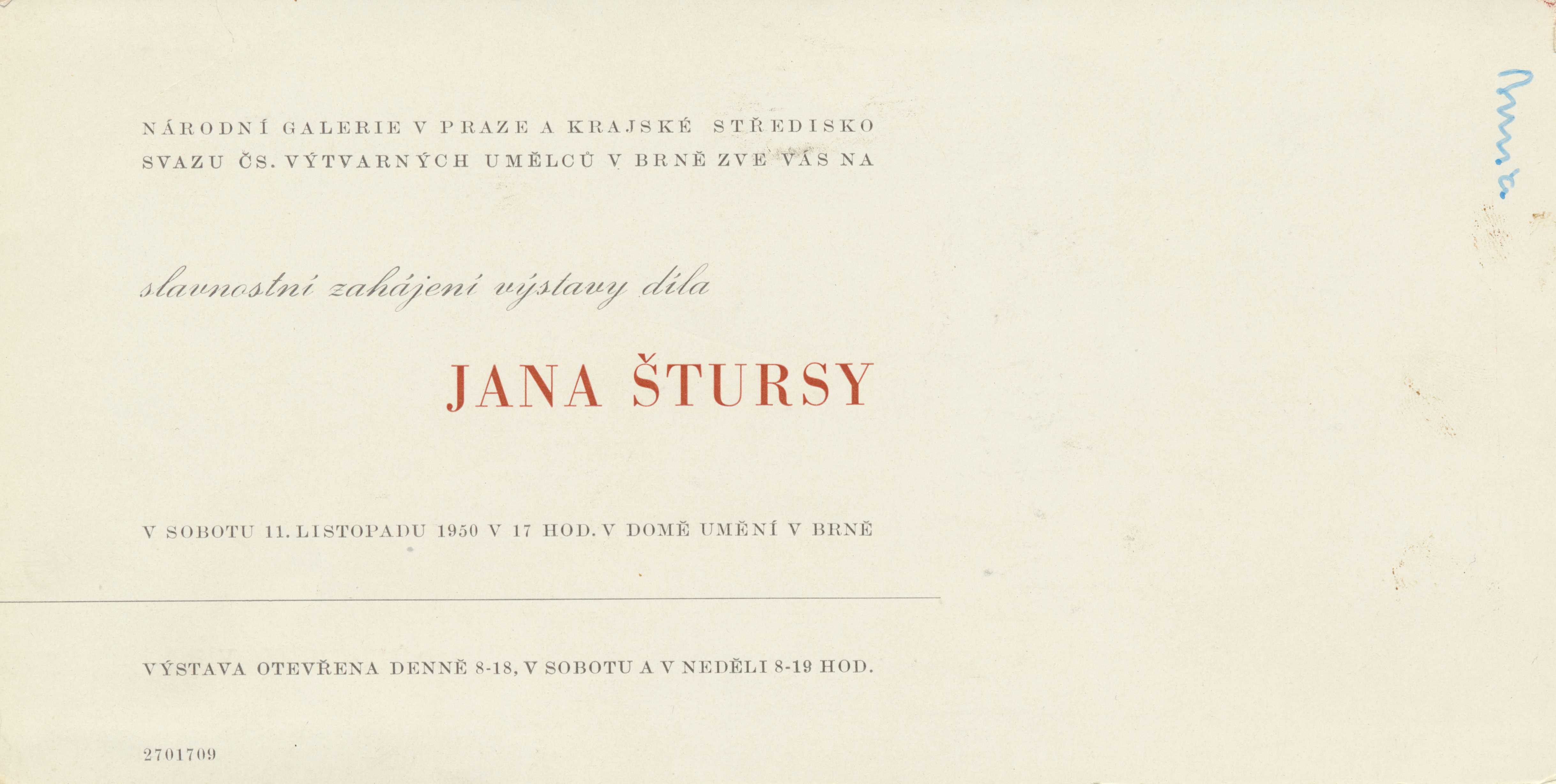 Dílo sochaře Jana Štursy