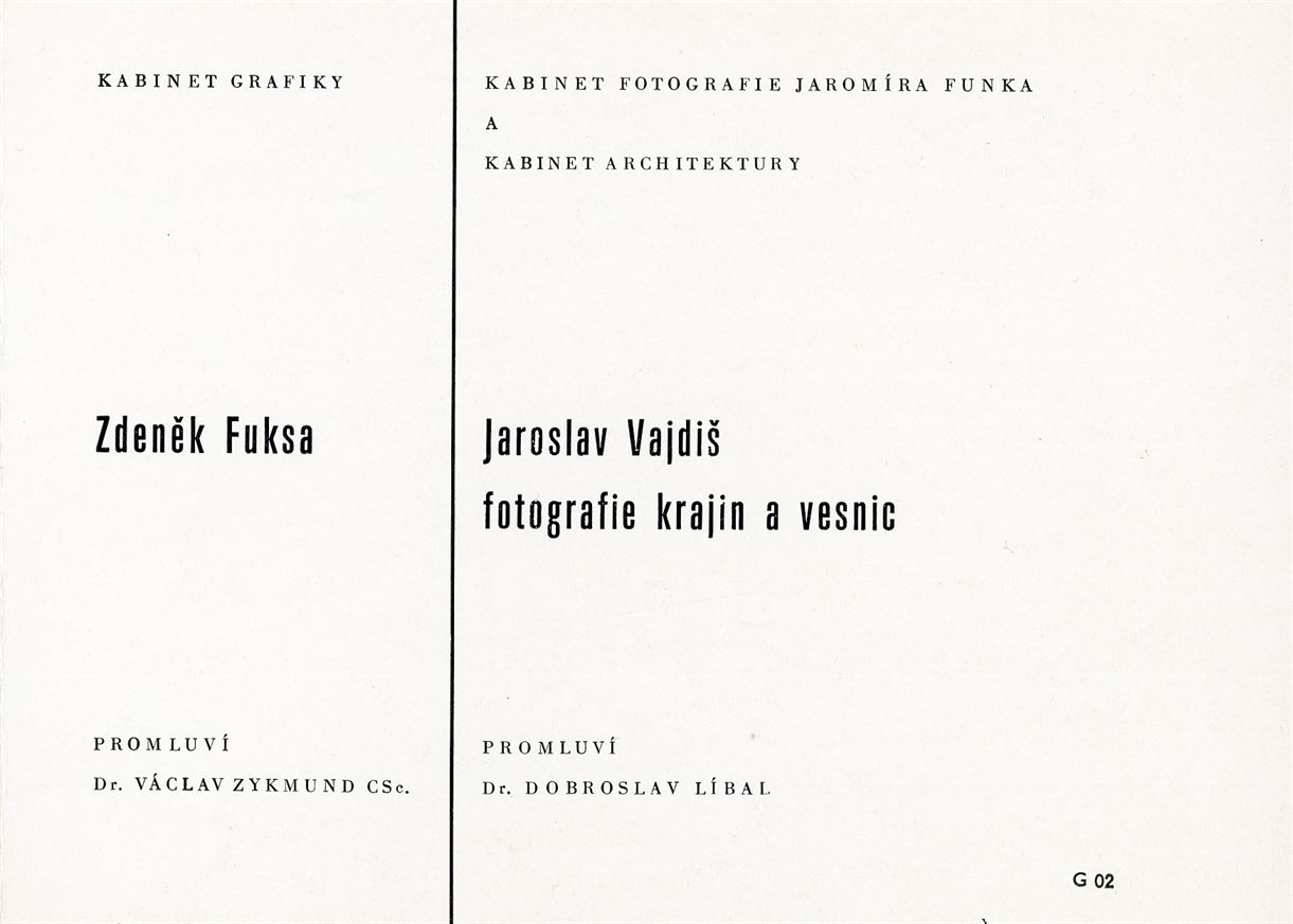 Jaroslav Vajdiš. Fotografie krajin a&nbsp;vesnic