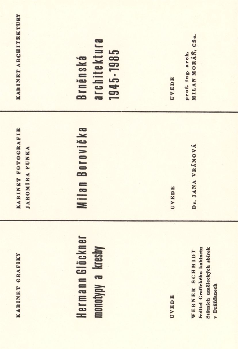 Brněnská architektura 1945–1985