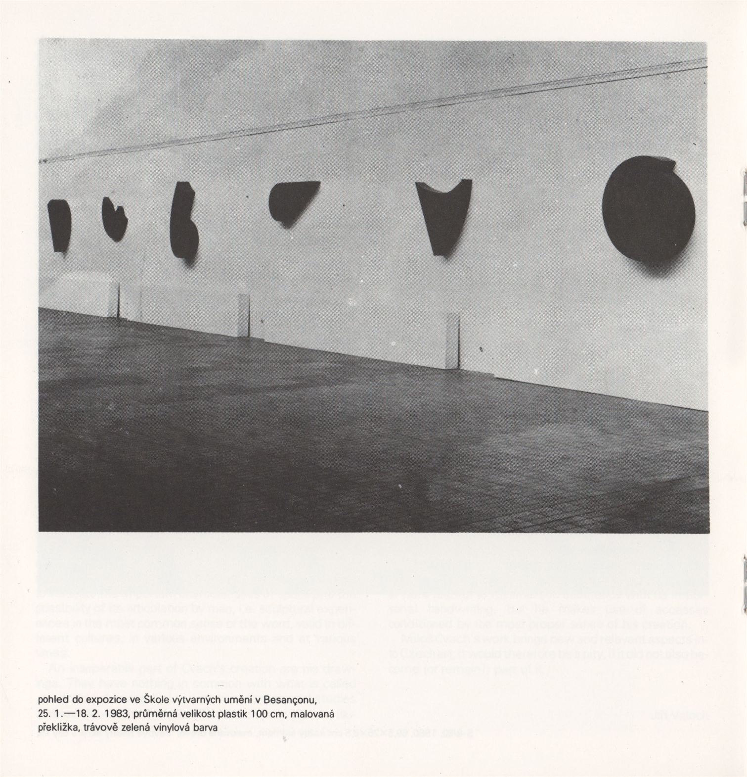 Miloš Cvach (Paříž) – tvorba z osmdesátých let