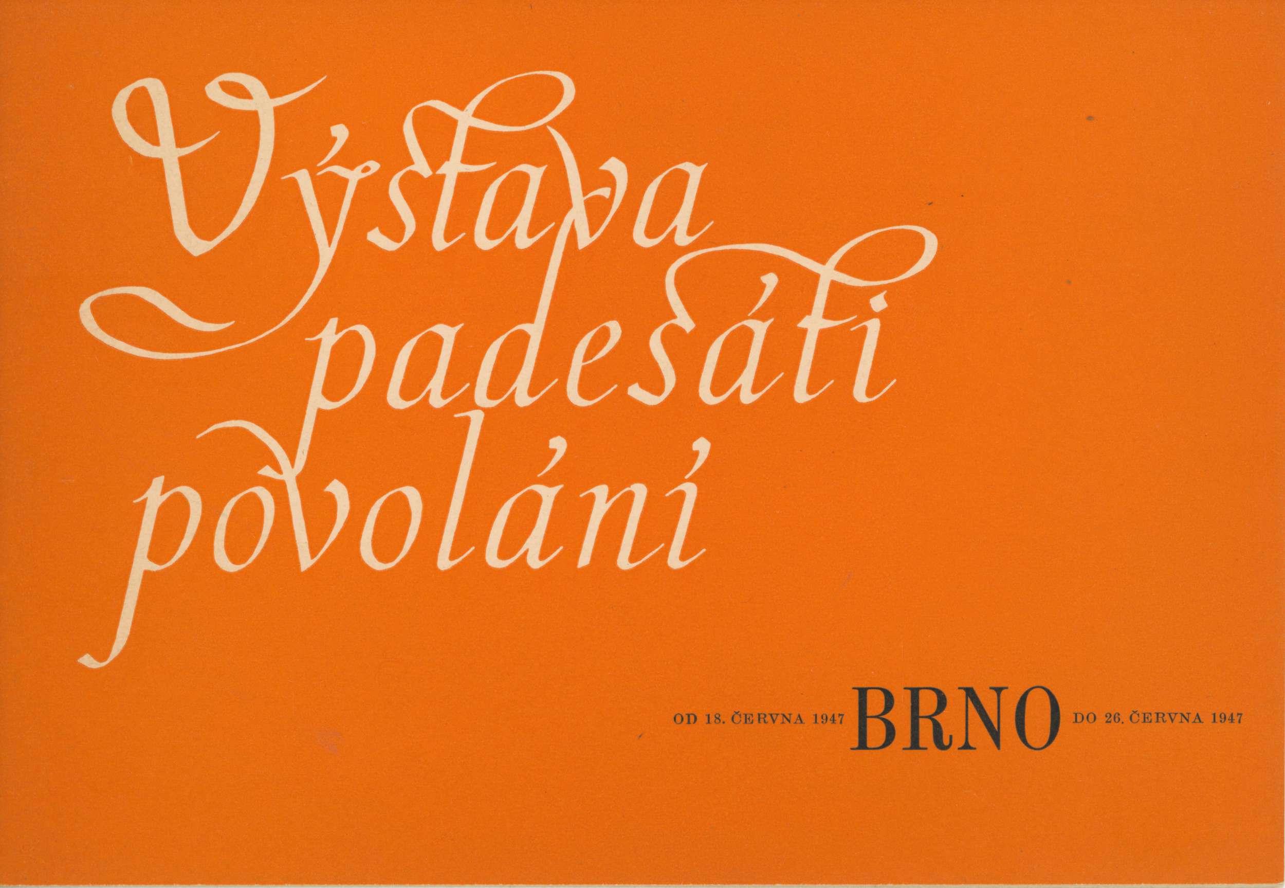 Výstava padesáti povolání