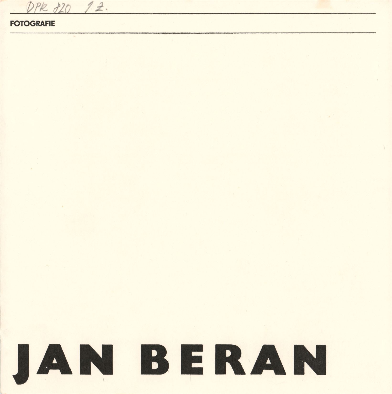 Jan Beran, k&nbsp;70. narozeninám – fotografie