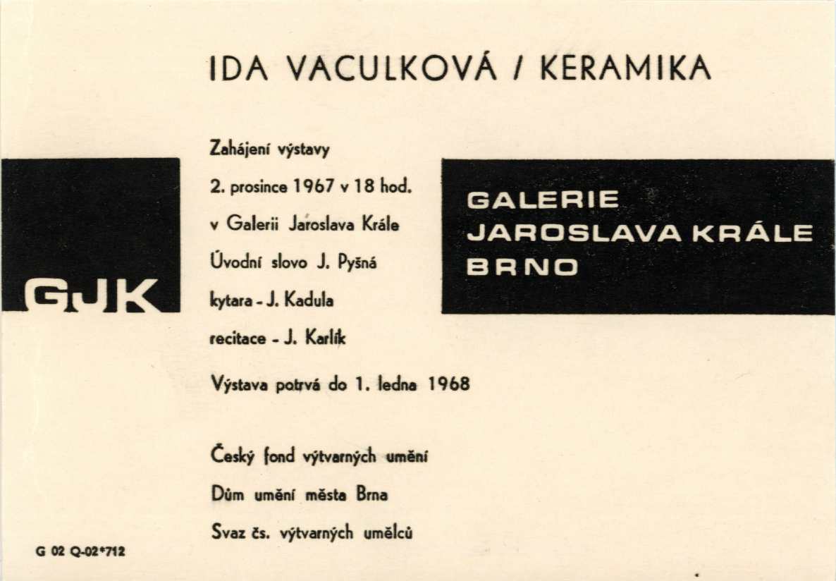 Ida Vaculková – keramika